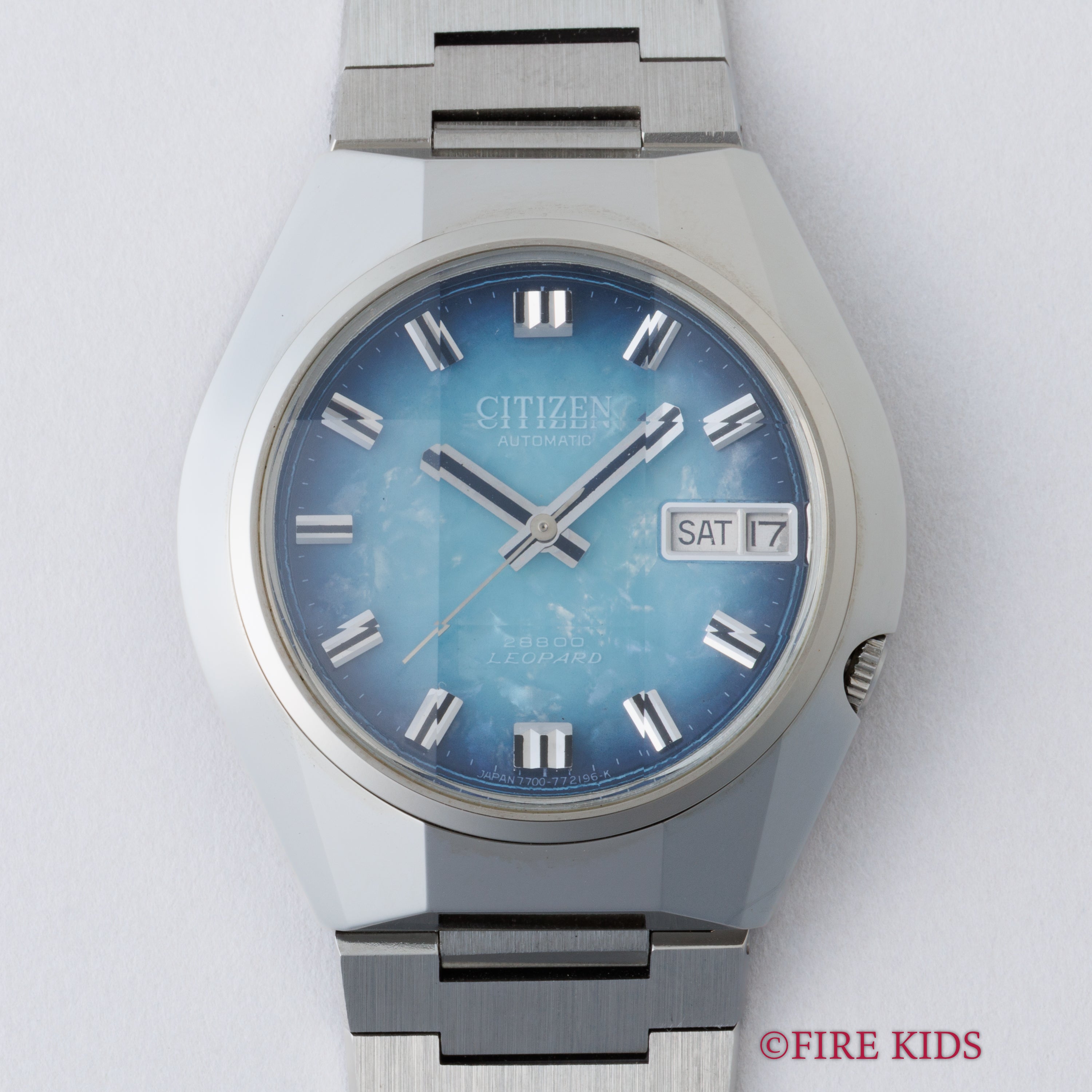 シチズン レオパール 1974年製 カットガラス グラデーションダイヤル タグ付き