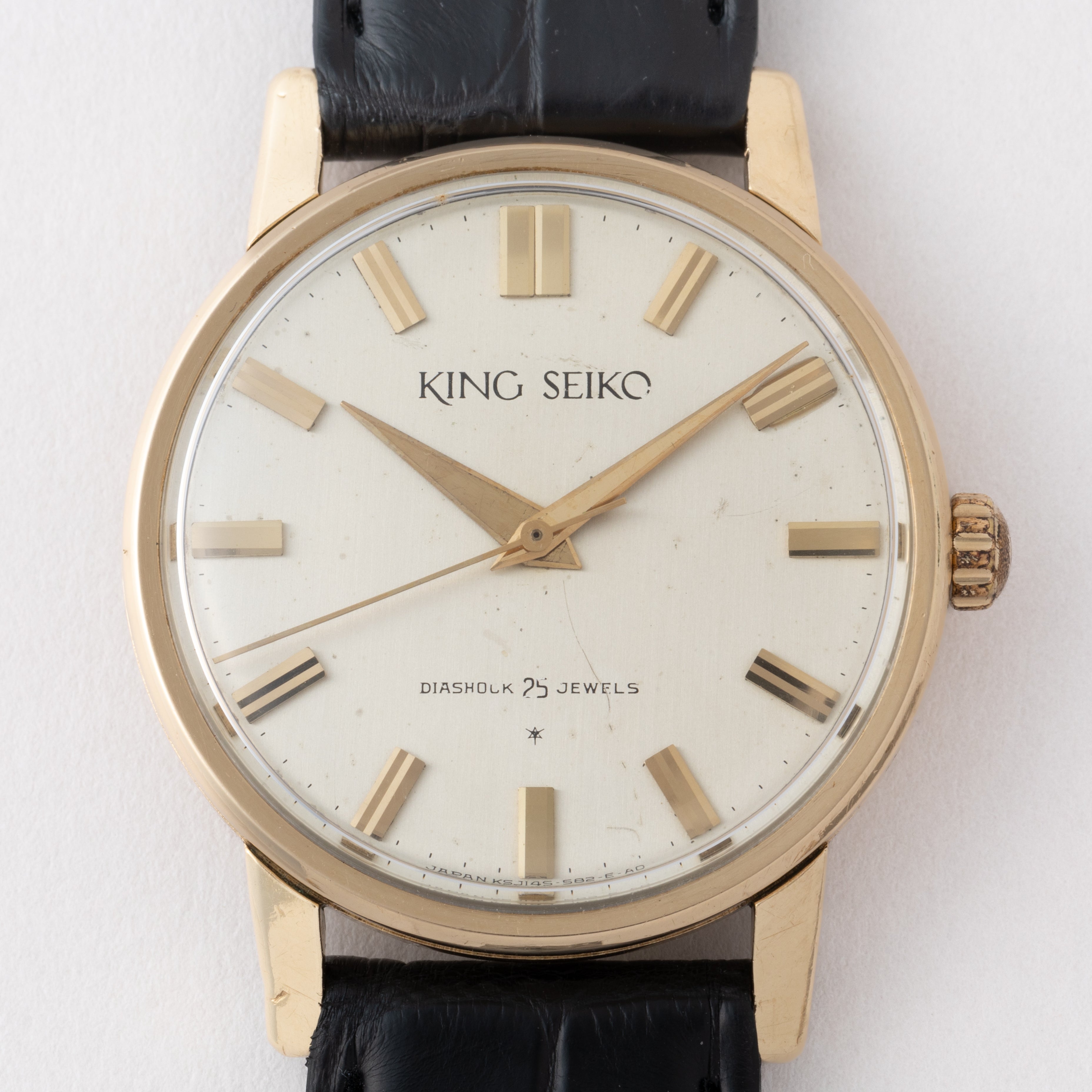 キングセイコーファーストモデル 1961年製 金張り Ref. J14102E KS