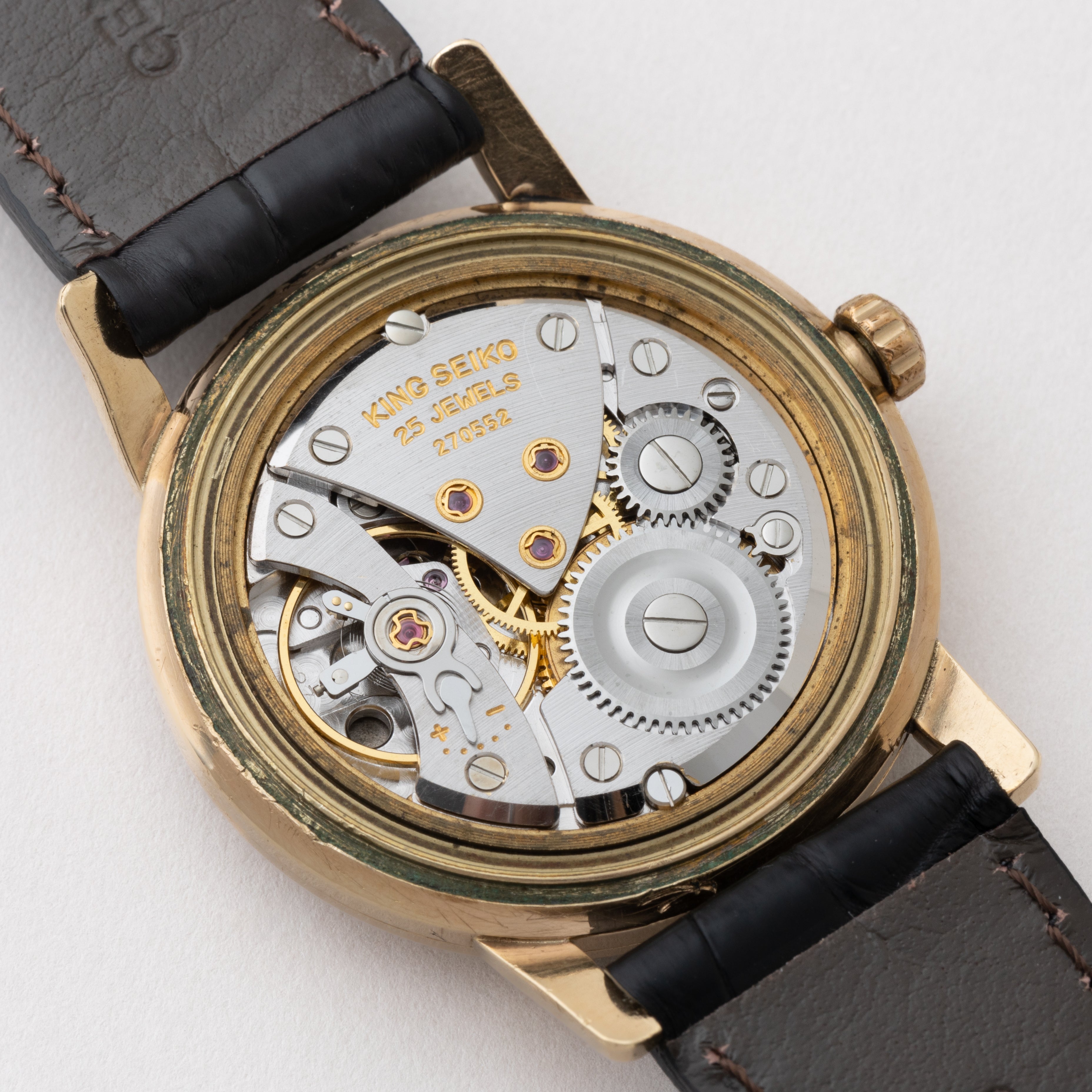 キングセイコーファーストモデル 1961年製 金張り Ref. J14102E KS