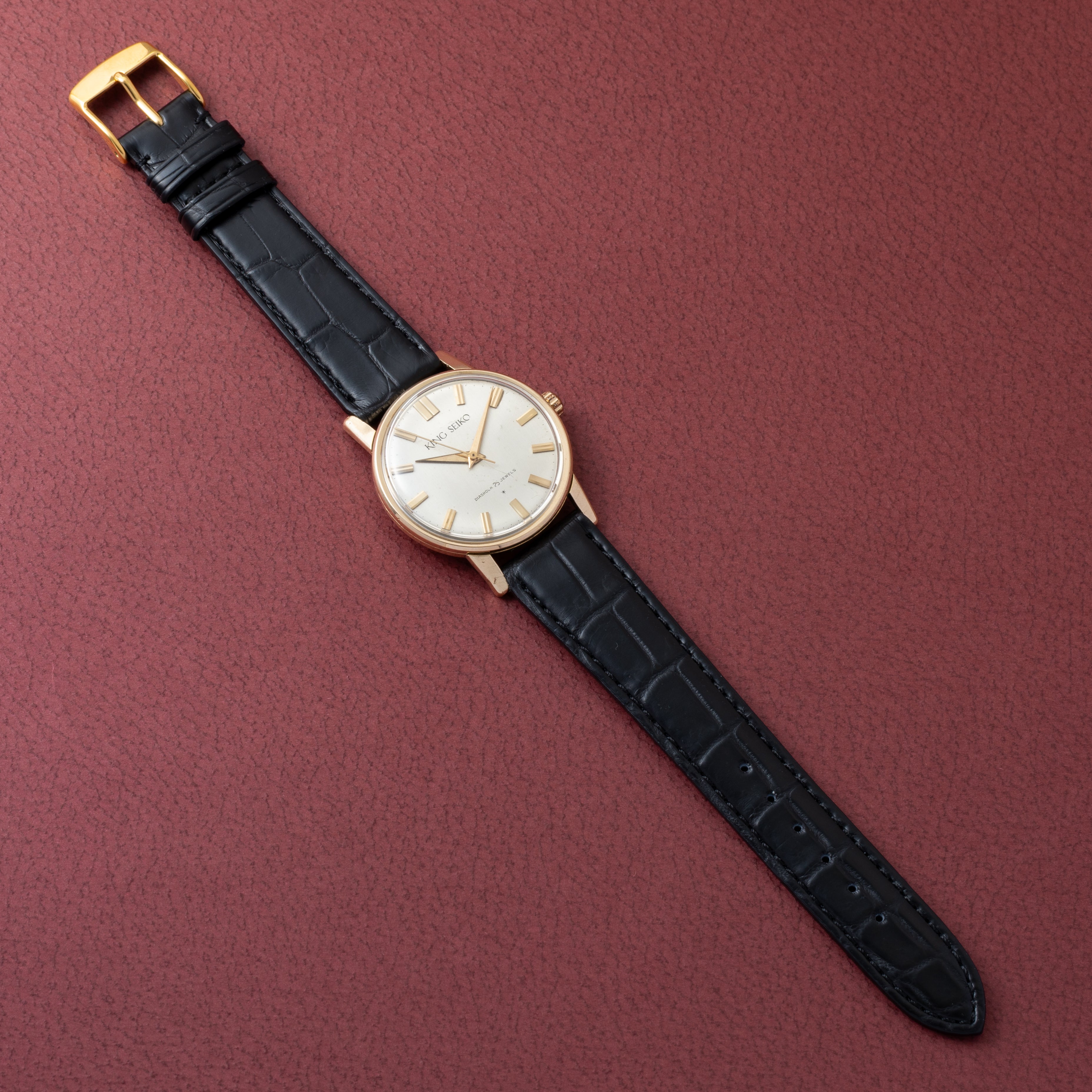 キングセイコーファーストモデル 1961年製 金張り Ref. J14102E KS