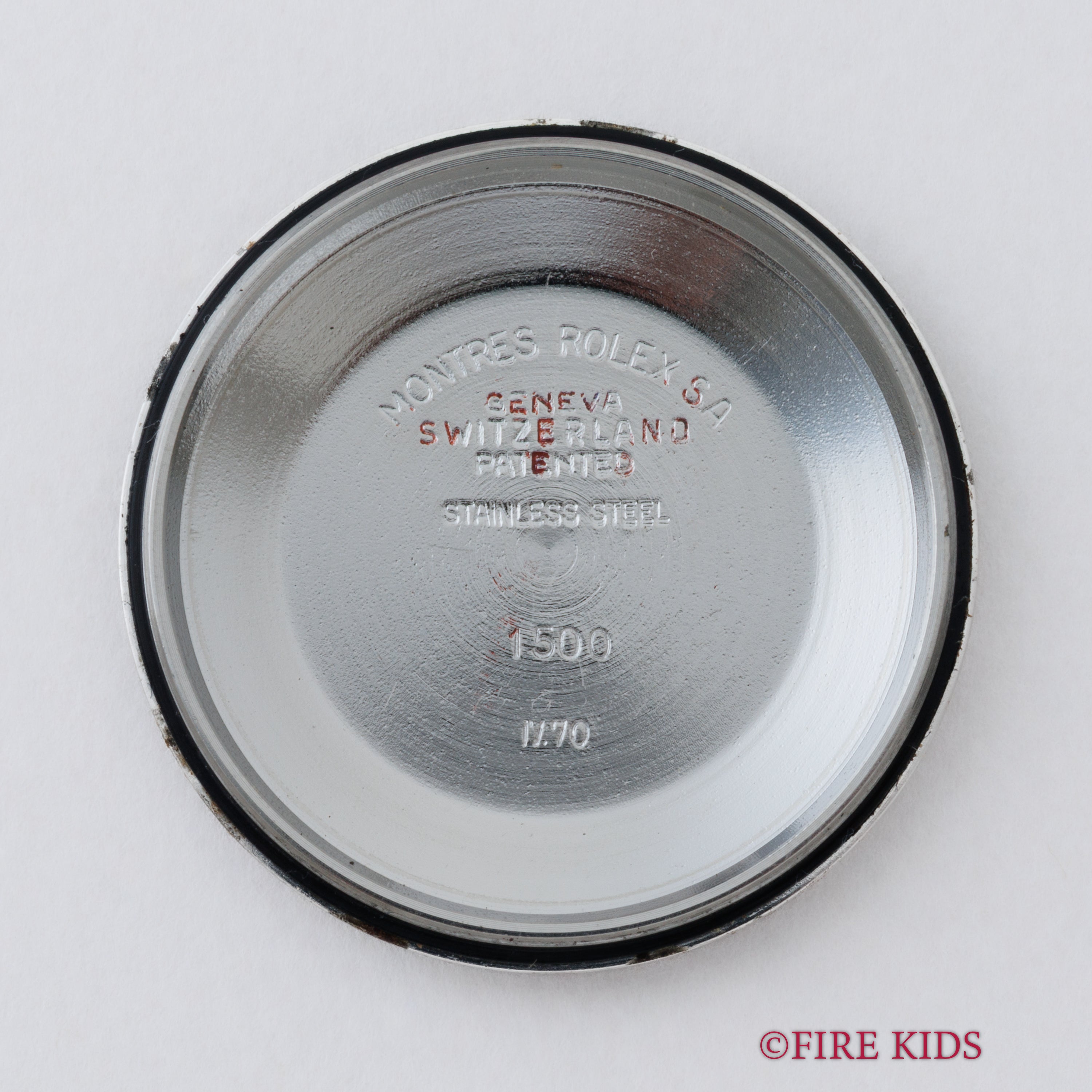 ロレックス 1970年製 オイスターパーペチュアルデイト Ref.1500 グレーダイヤル 純正巻きブレス