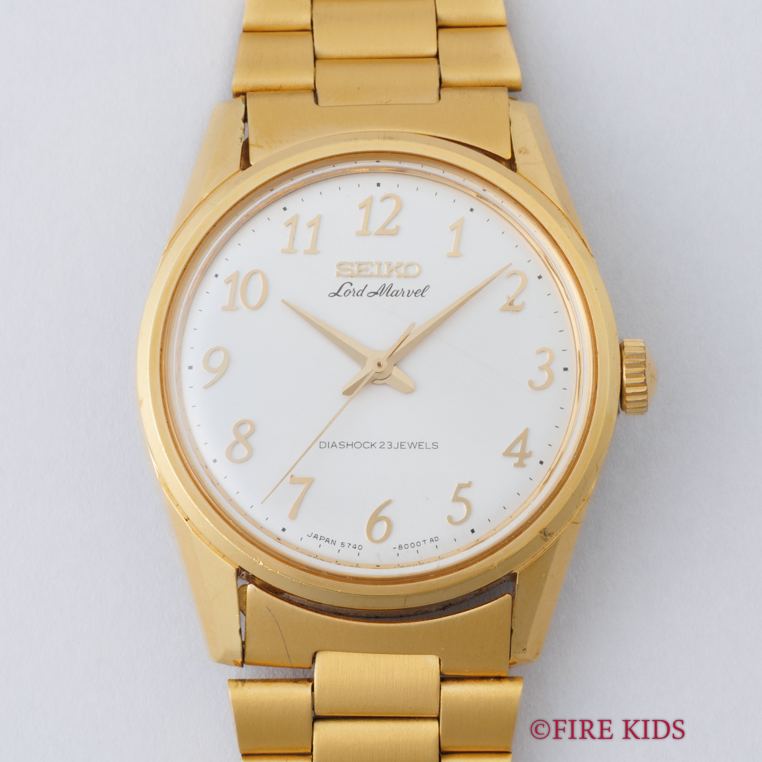 セイコー ロードマーベル Ref.5740-8000 ロービート 1966年製 SGPケース 純正ブレス付き