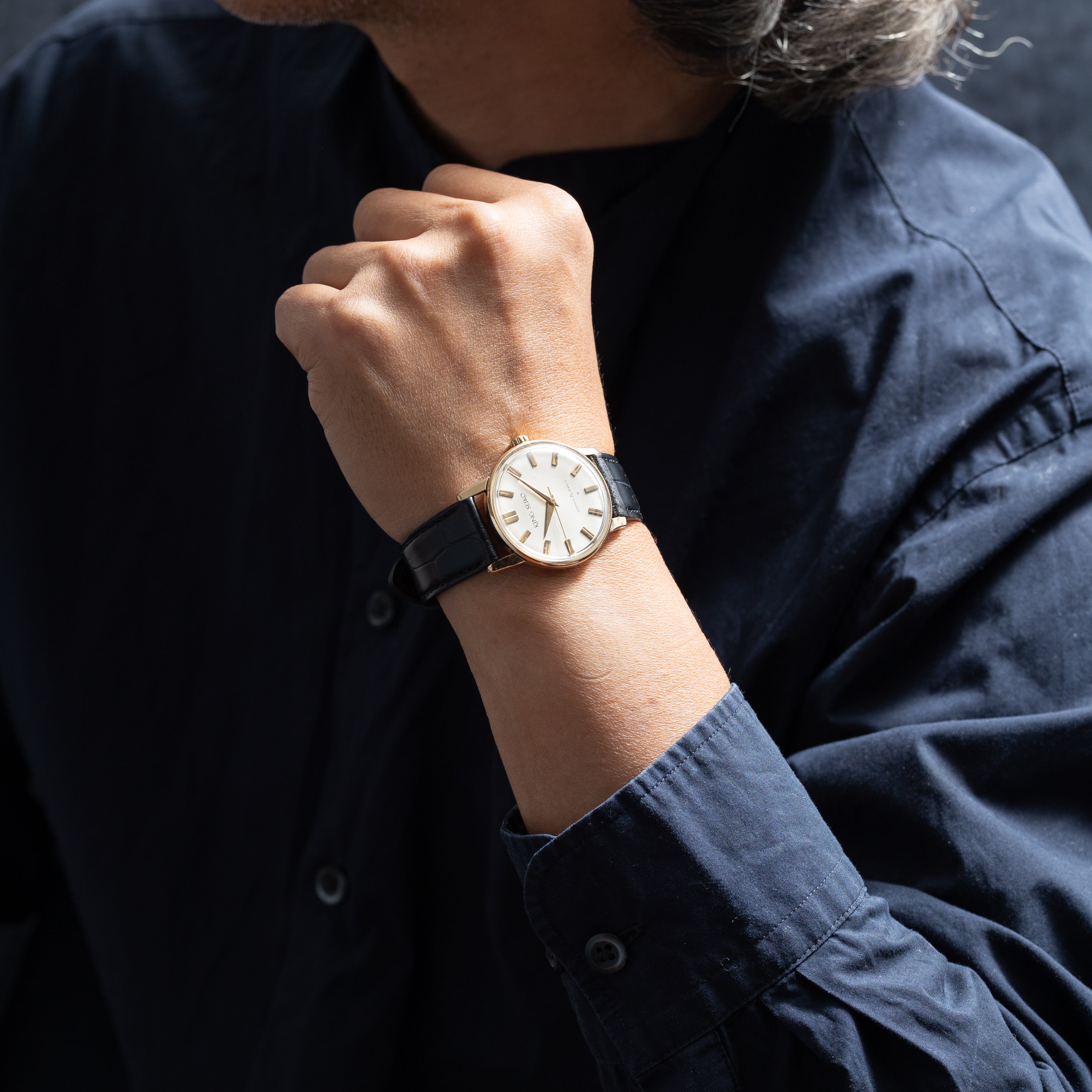 キングセイコーファーストモデル 1961年製 金張り Ref. J14102E KS