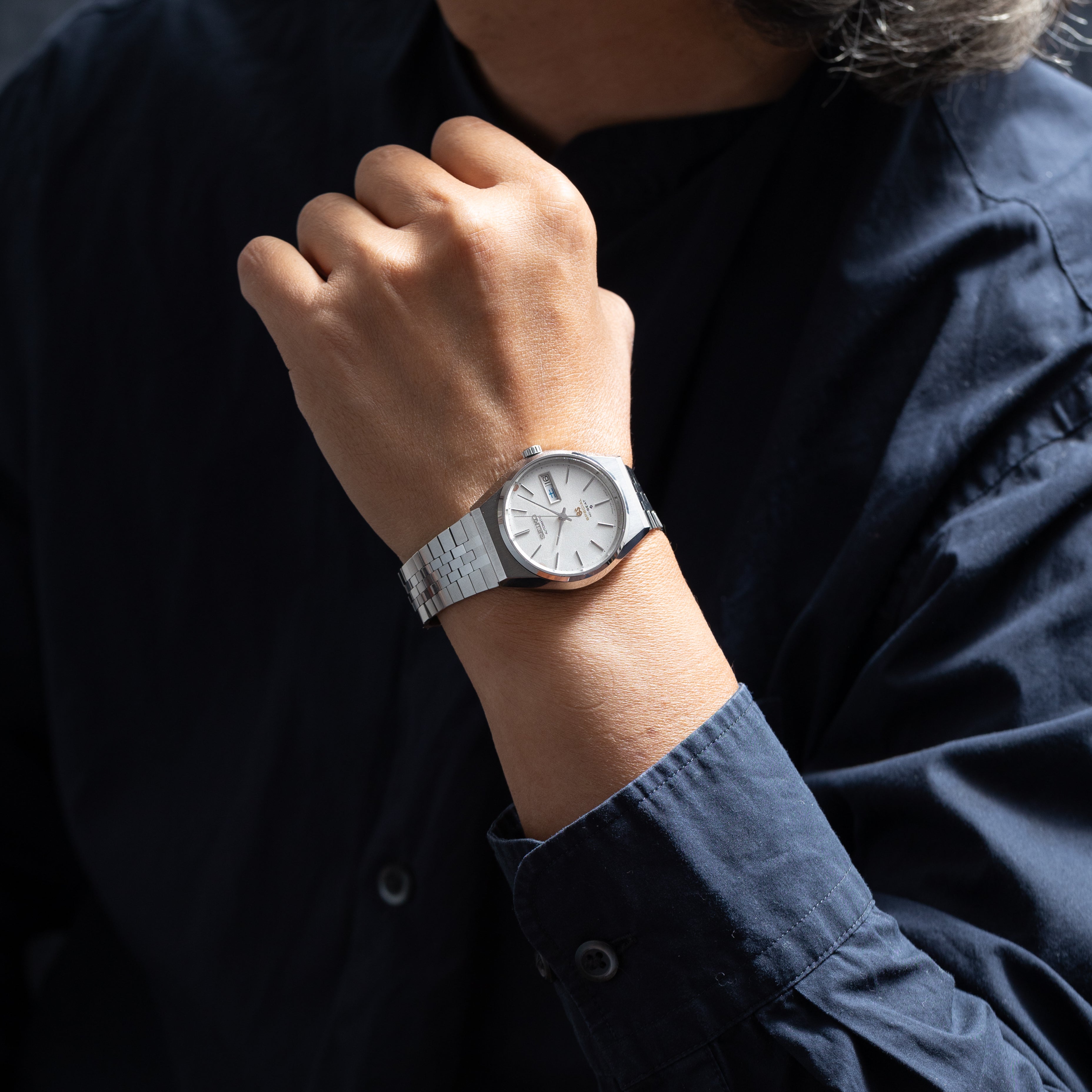 グランドセイコー スペシャル 1974年製 ハイビート 61GSスペシャル Ref.6156-8040 ブレス付き