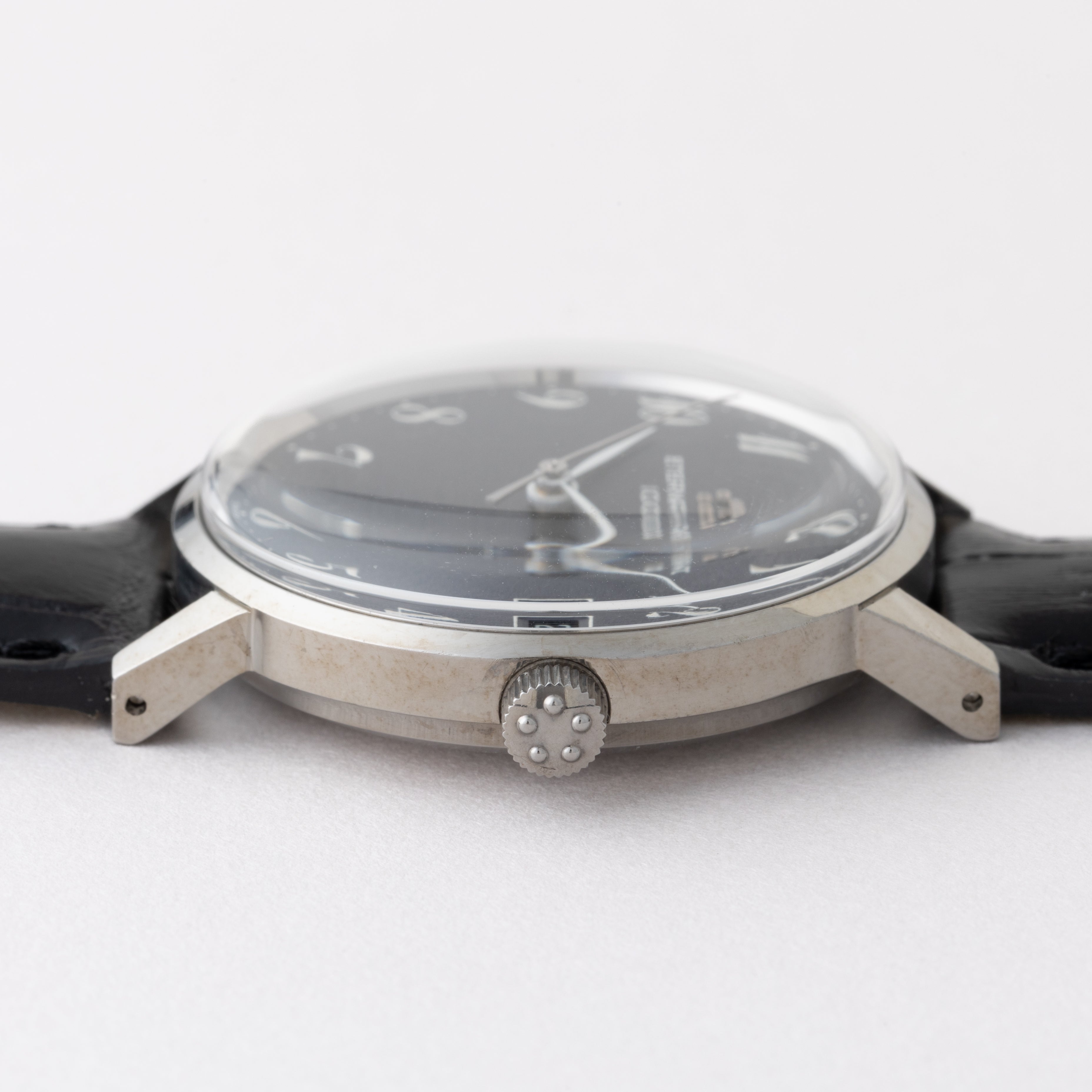 エテルナ マチック1000 1960年代製 グレーアラビアダイヤル スクリューバック