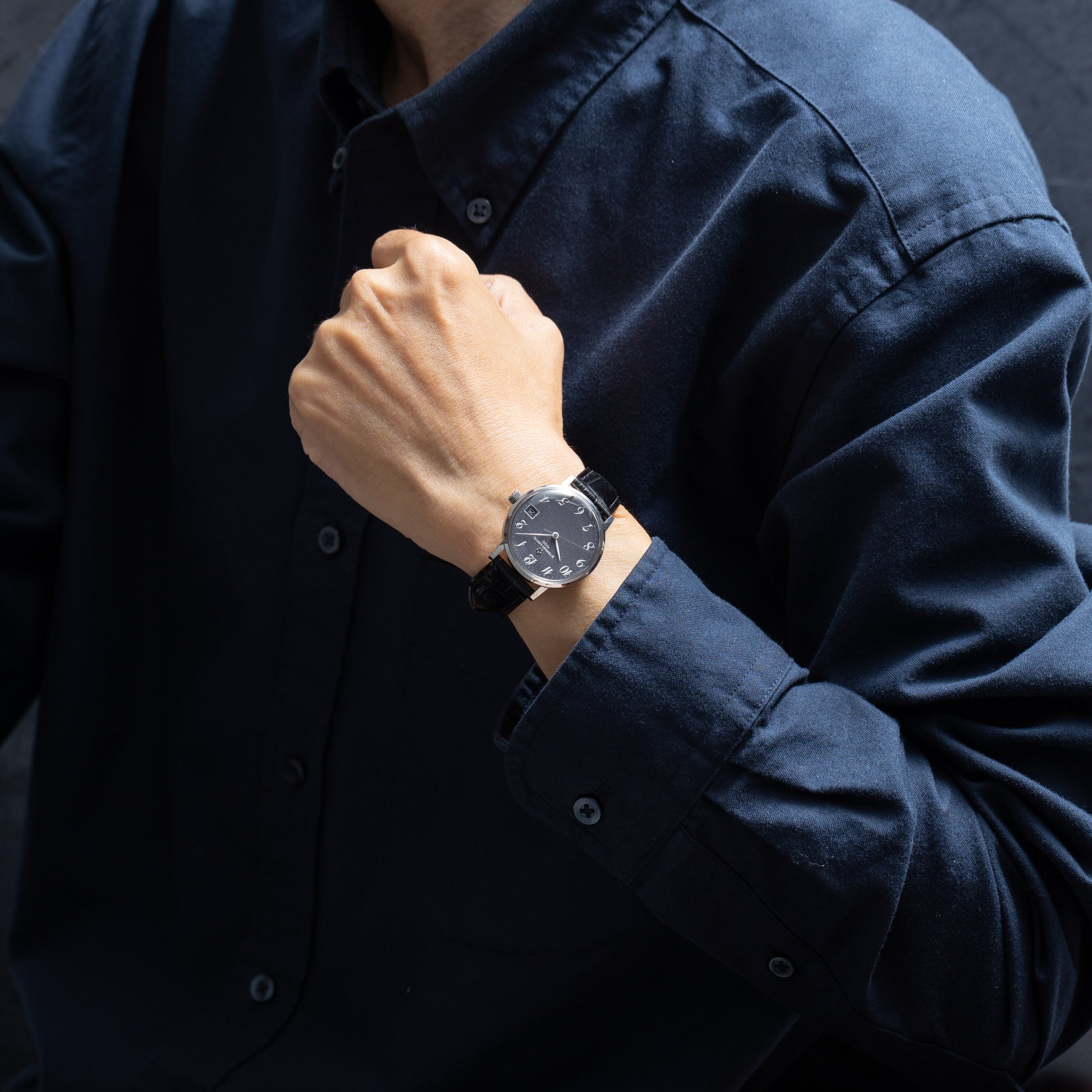 エテルナ マチック1000 1960年代製 グレーアラビアダイヤル スクリューバック