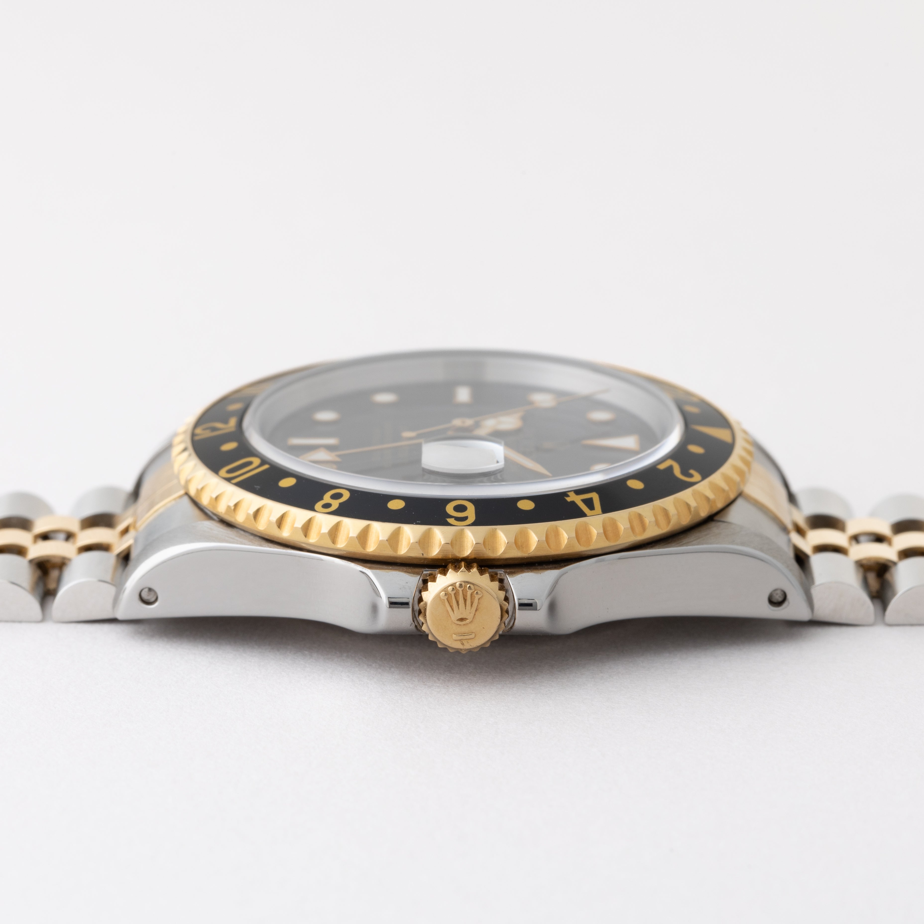 ロレックス GMTマスターⅡ 1998年製 Ref.16713 黒金 箱付き 純正ジュビリーブレス