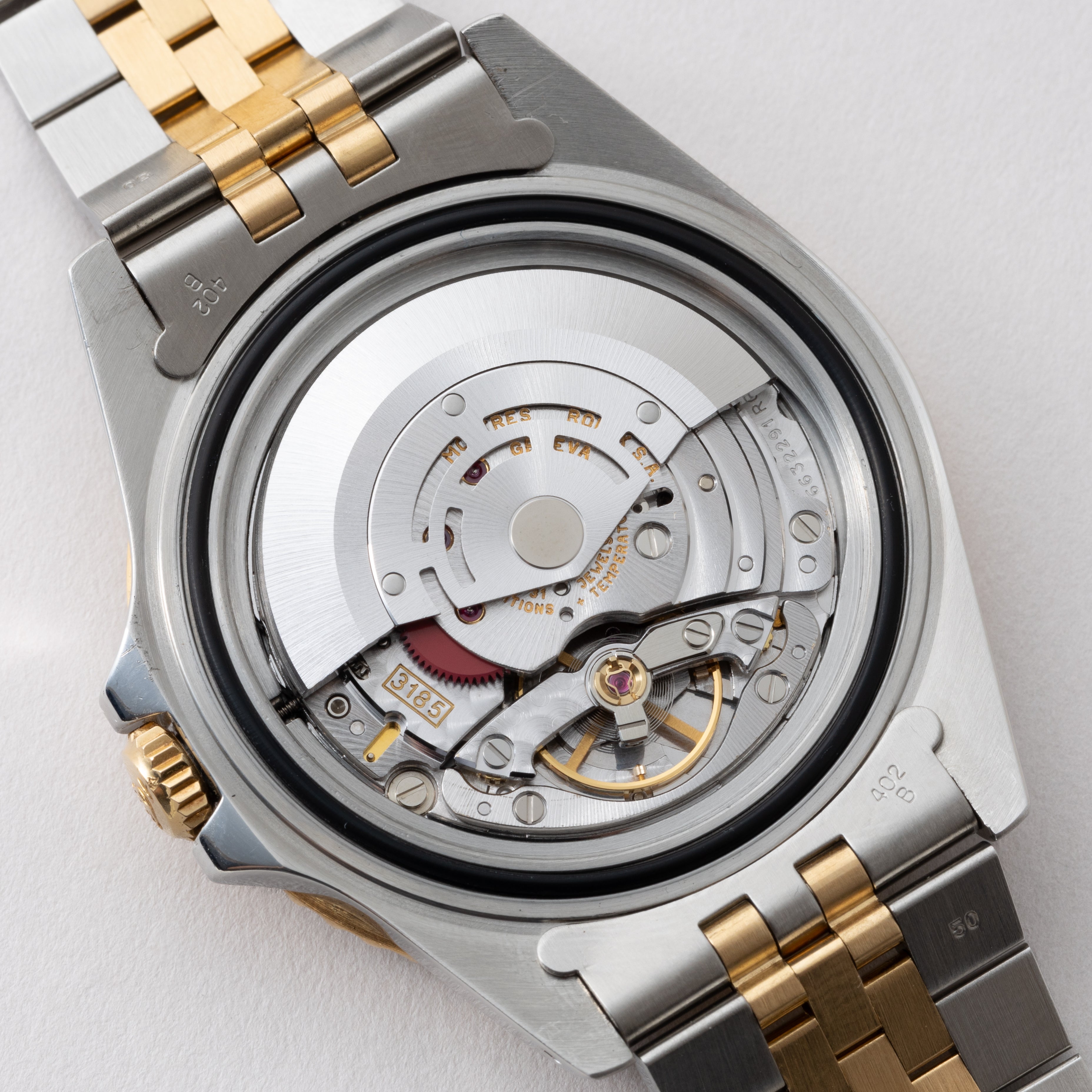 ロレックス GMTマスターⅡ 1998年製 Ref.16713 黒金 箱付き 純正ジュビリーブレス