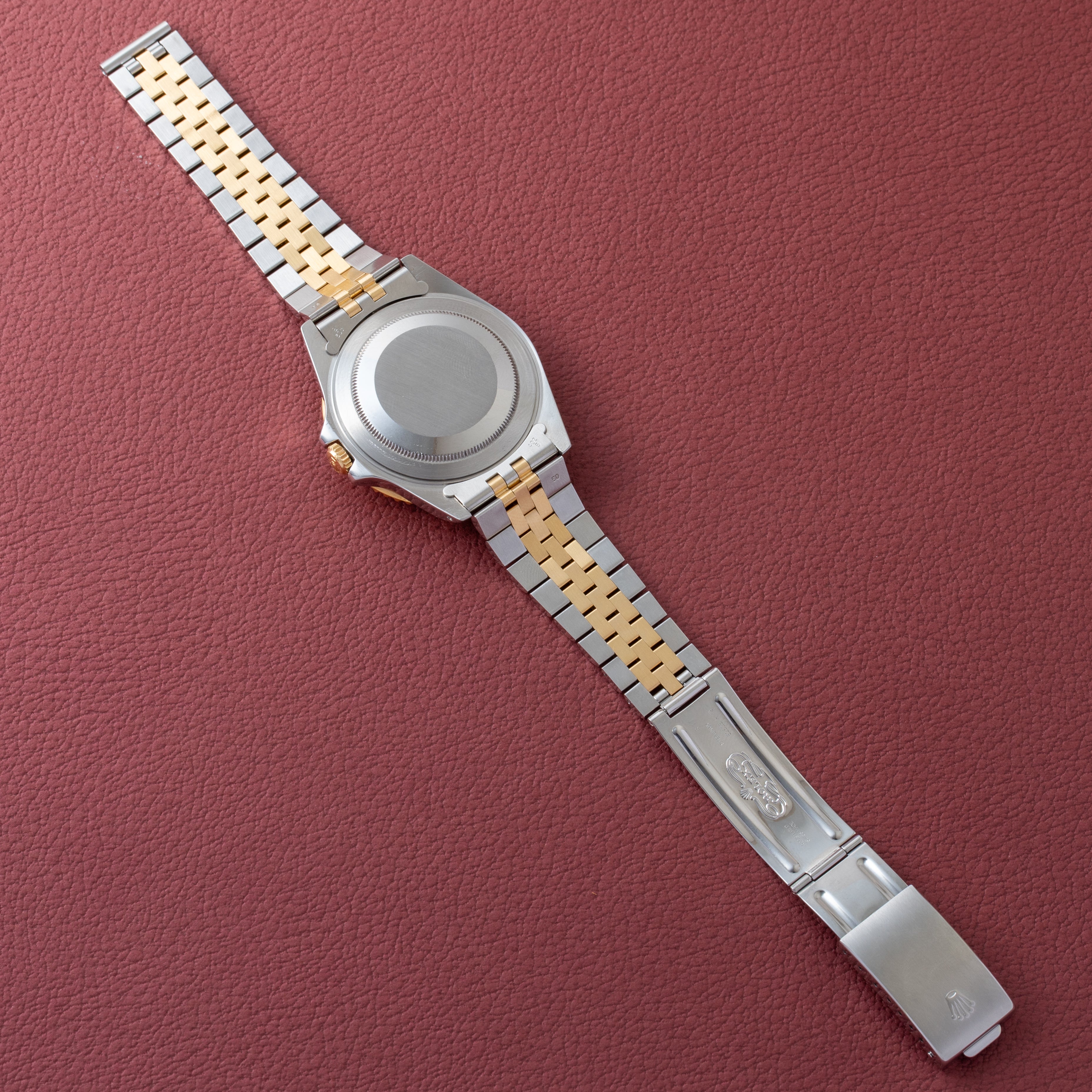 ロレックス GMTマスターⅡ 1998年製 Ref.16713 黒金 箱付き 純正ジュビリーブレス