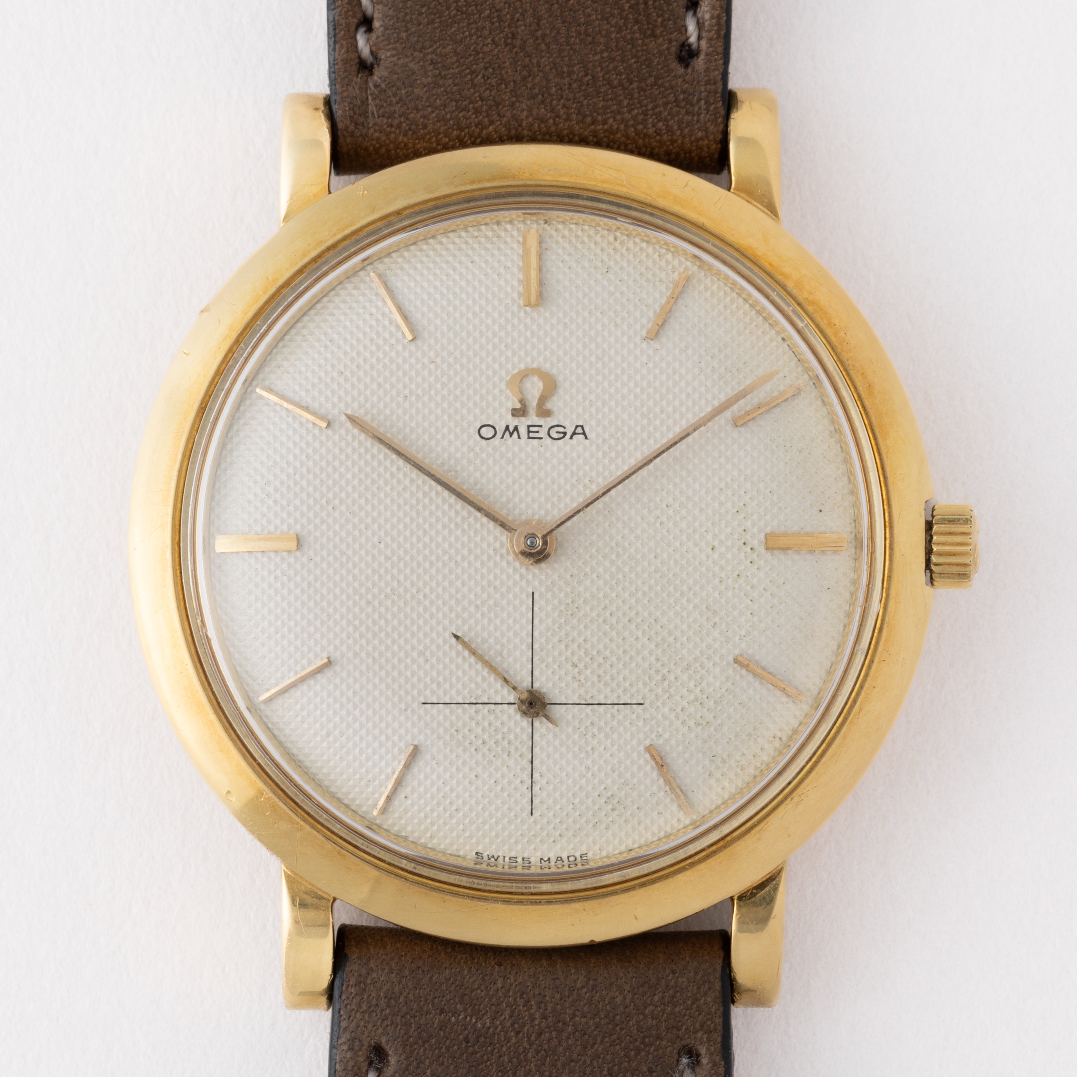 オメガ 18金無垢 ギョウシェダイヤル 1956年~1957年製 Ref.14367 スモールセコンド