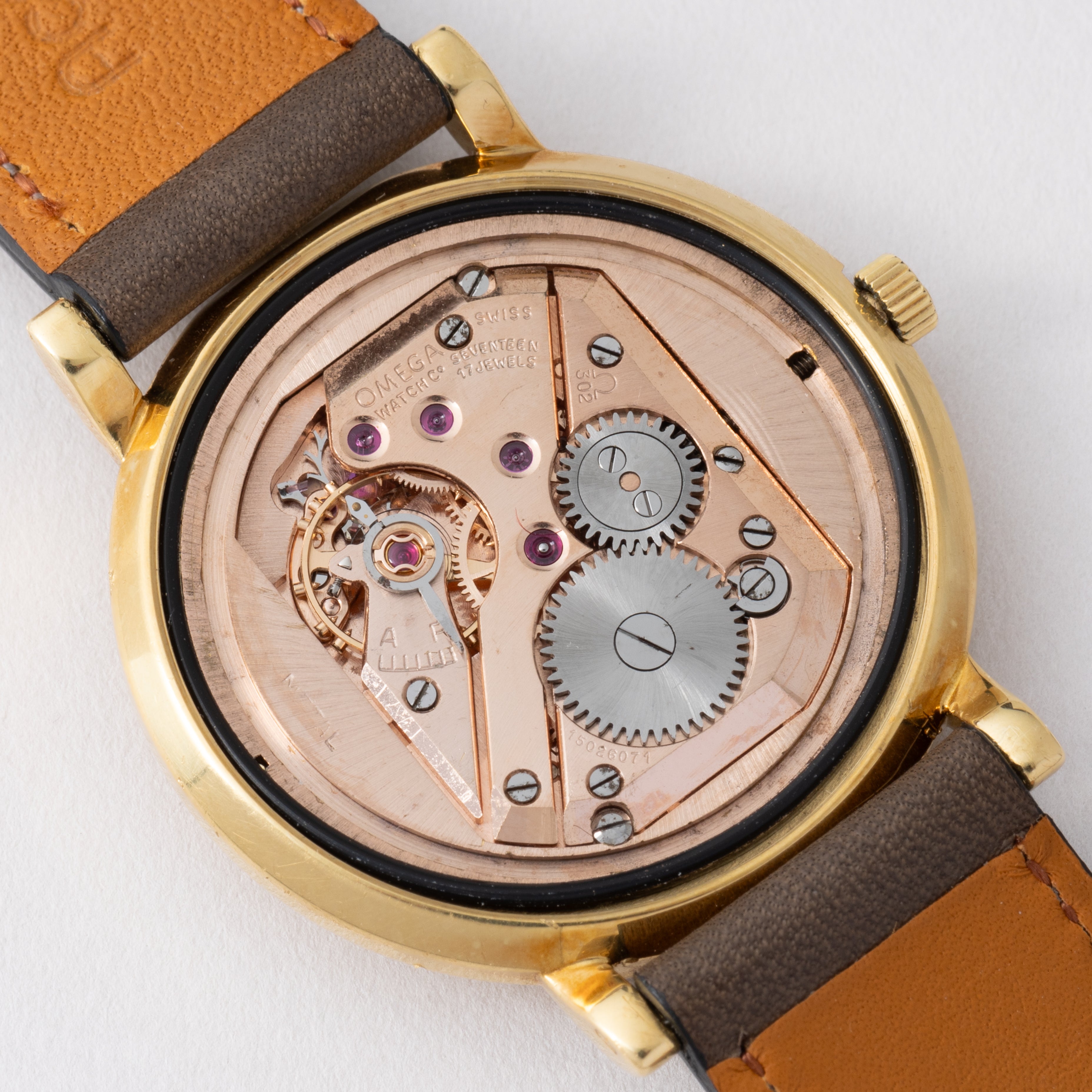 オメガ 18金無垢 ギョウシェダイヤル 1956年~1957年製 Ref.14367 スモールセコンド