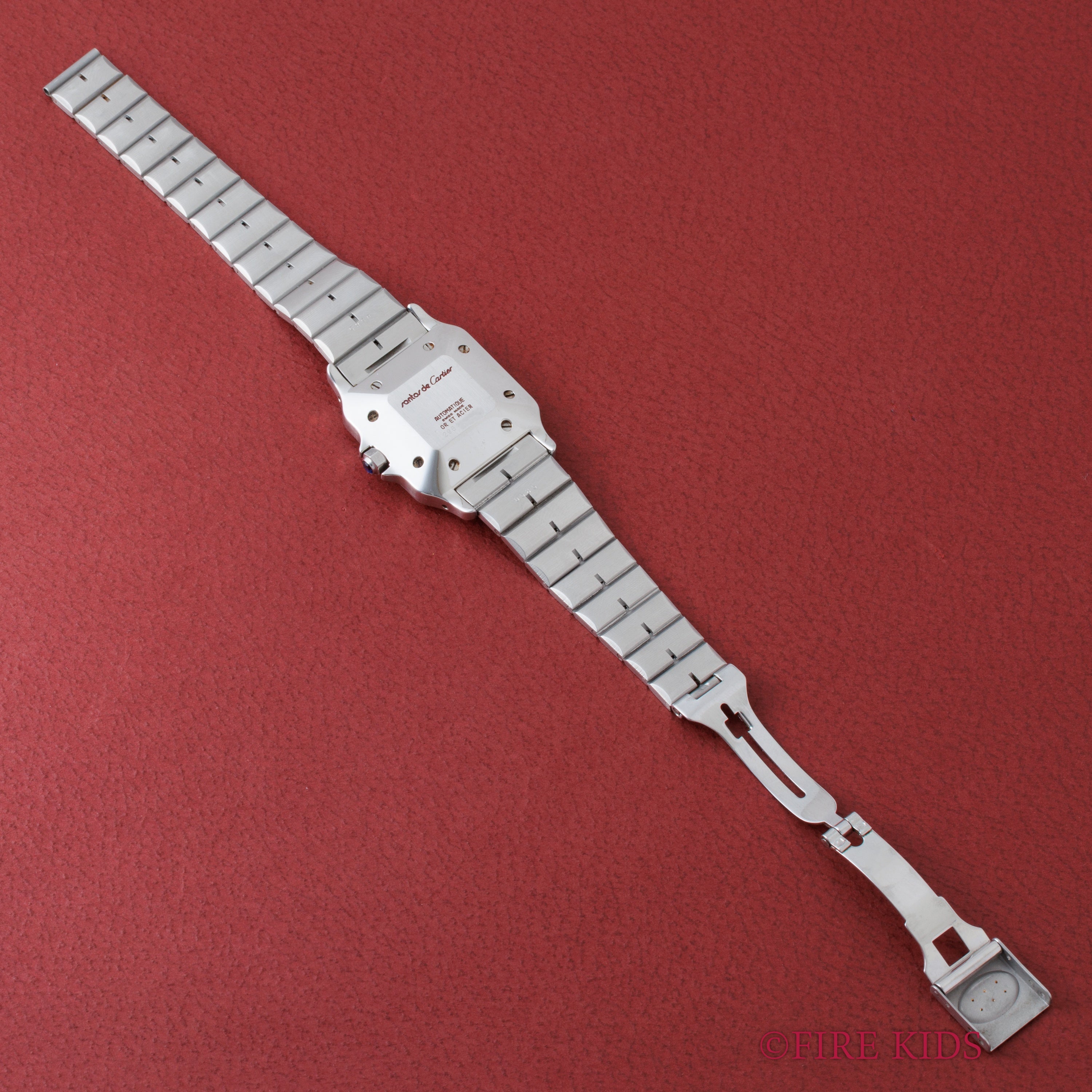 カルティエ サントス LMサイズ コンビ 自動巻き 1980年代製 ホワイトローマン