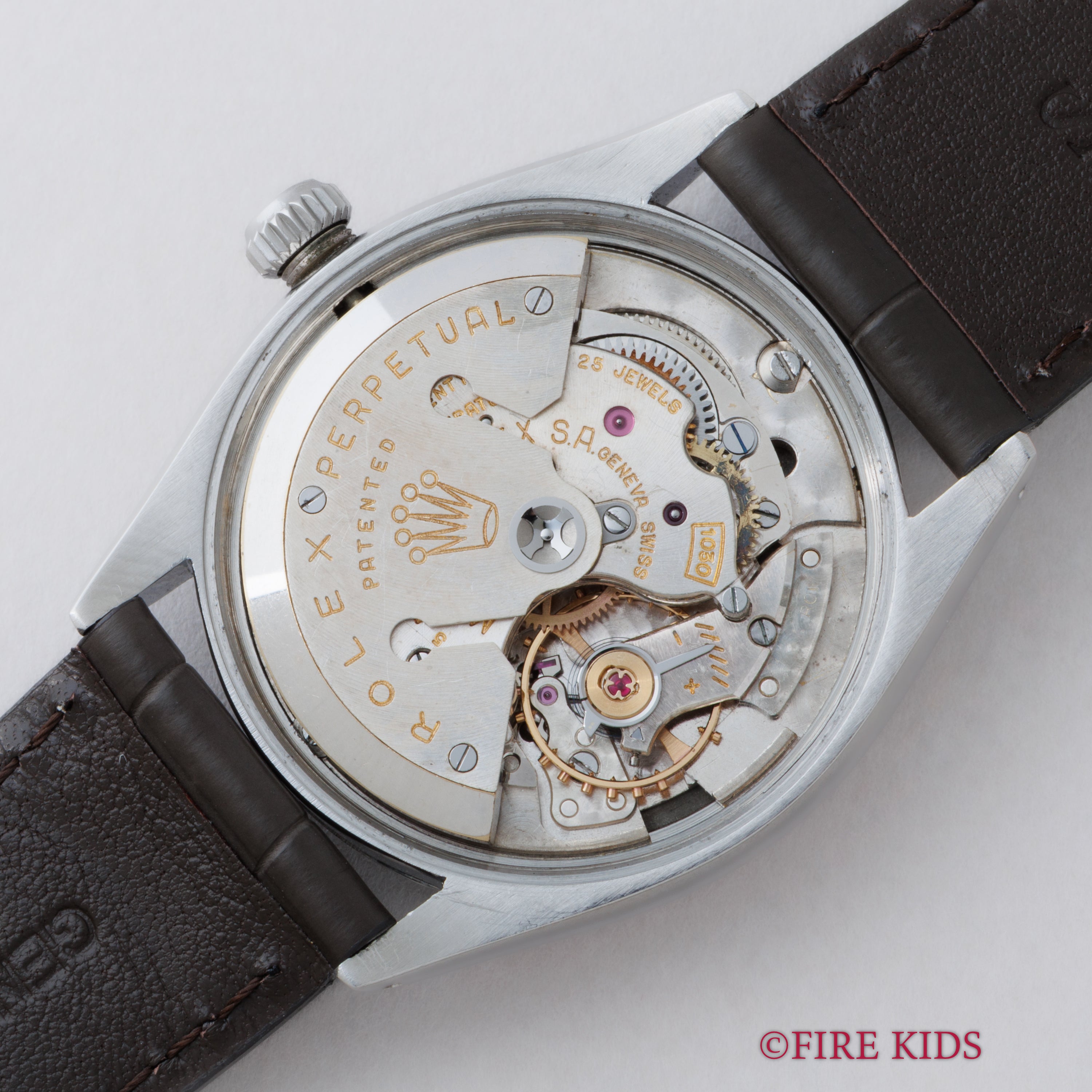 ロレックス オイスターパーペチュアル 1956年製 Ref.6564 自動巻き Cal.1030 パティーナダイヤル