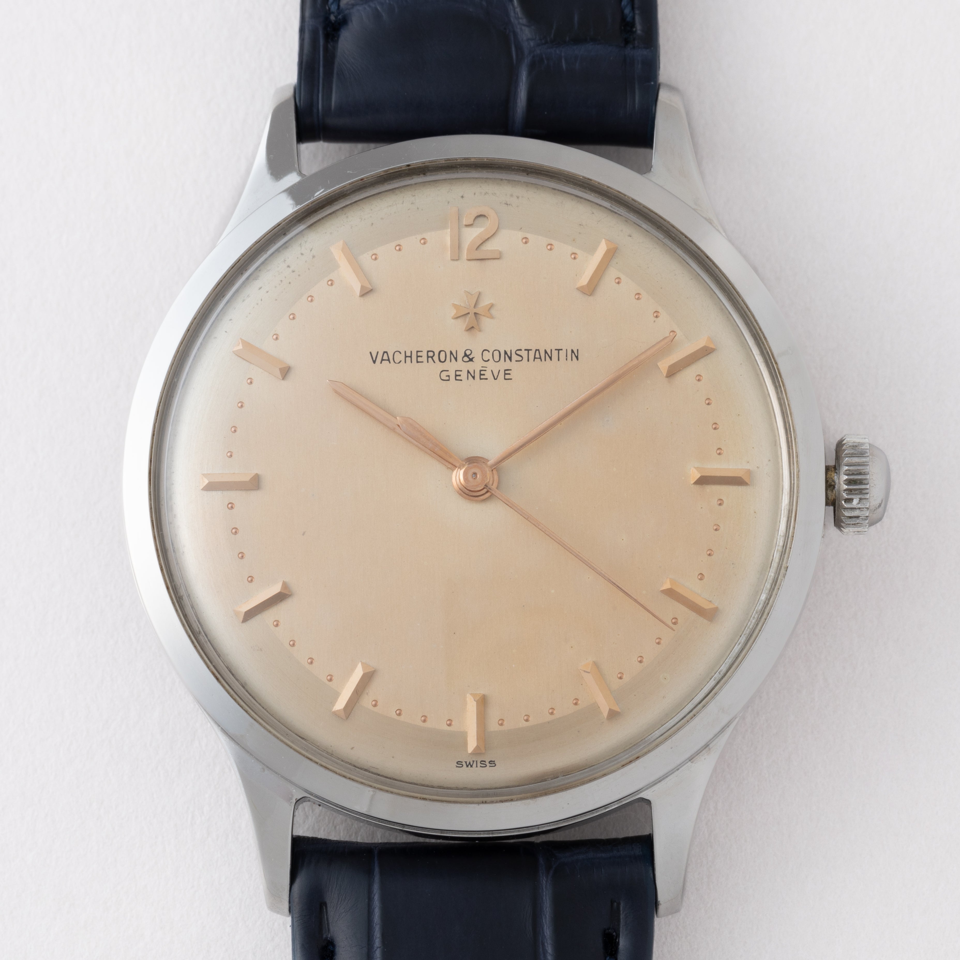 ヴァシュロン・コンスタンタン Ref.4301 裏スケルトン 1950年代後半製 象嵌文字盤