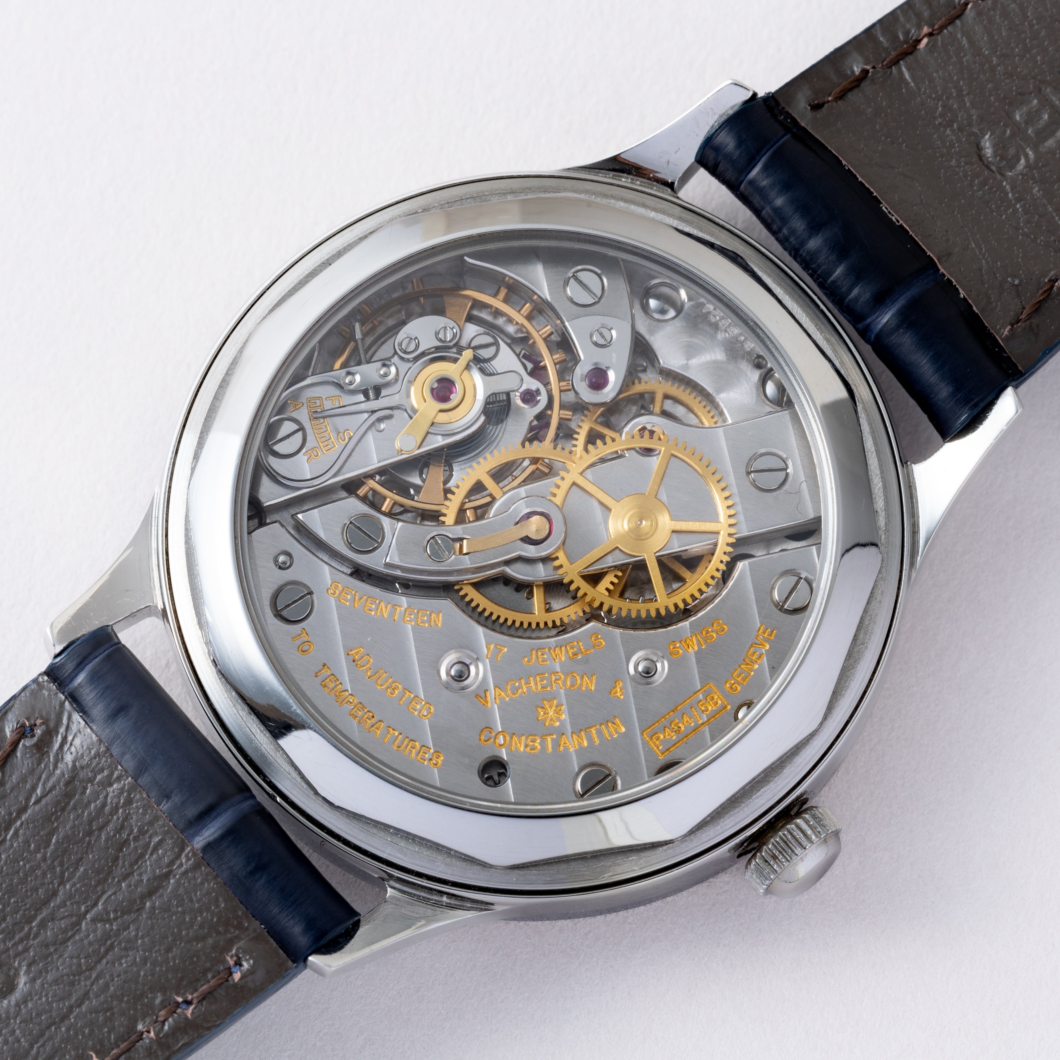 ヴァシュロン・コンスタンタン Ref.4301 裏スケルトン 1950年代後半製 象嵌文字盤