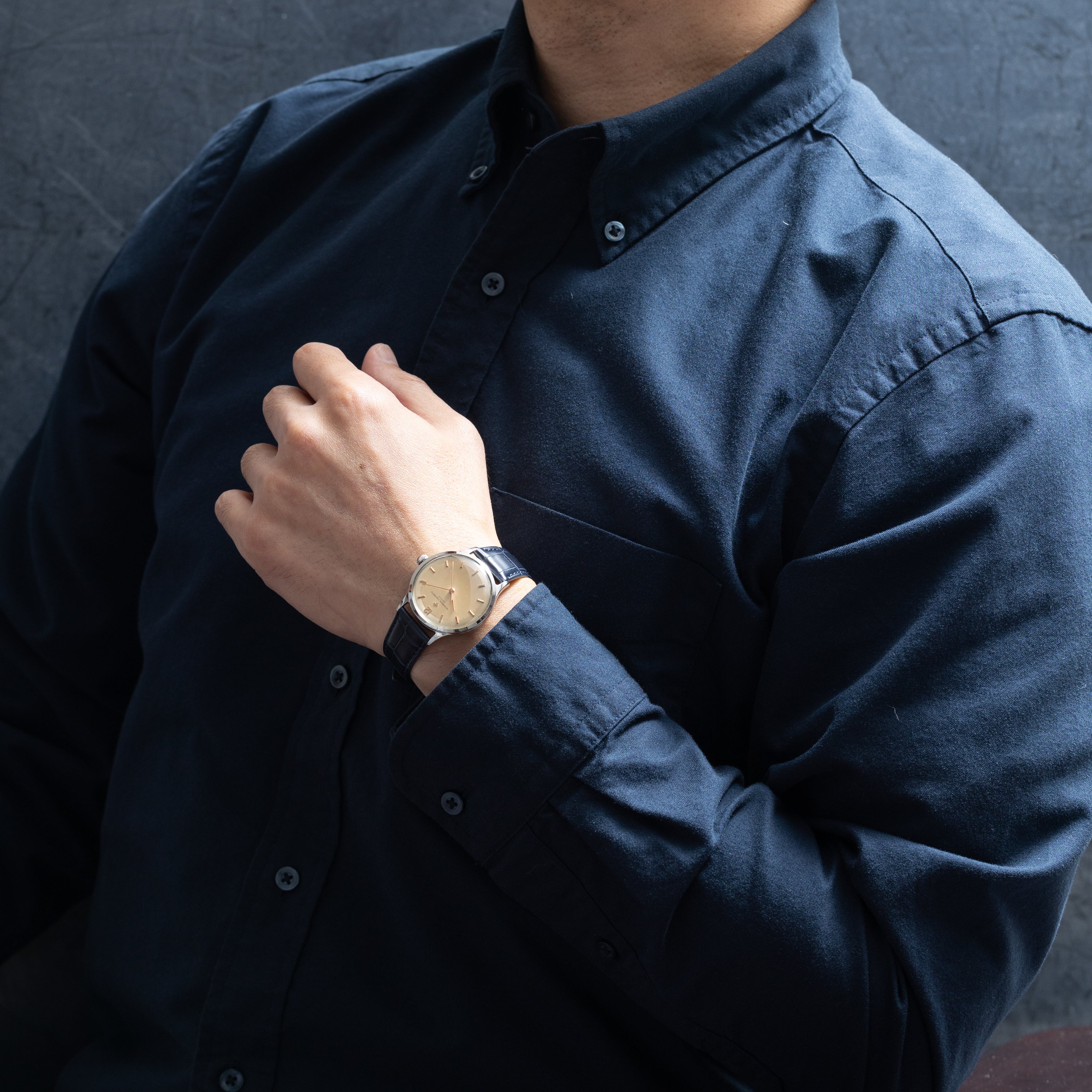 ヴァシュロン・コンスタンタン Ref.4301 裏スケルトン 1950年代後半製 象嵌文字盤