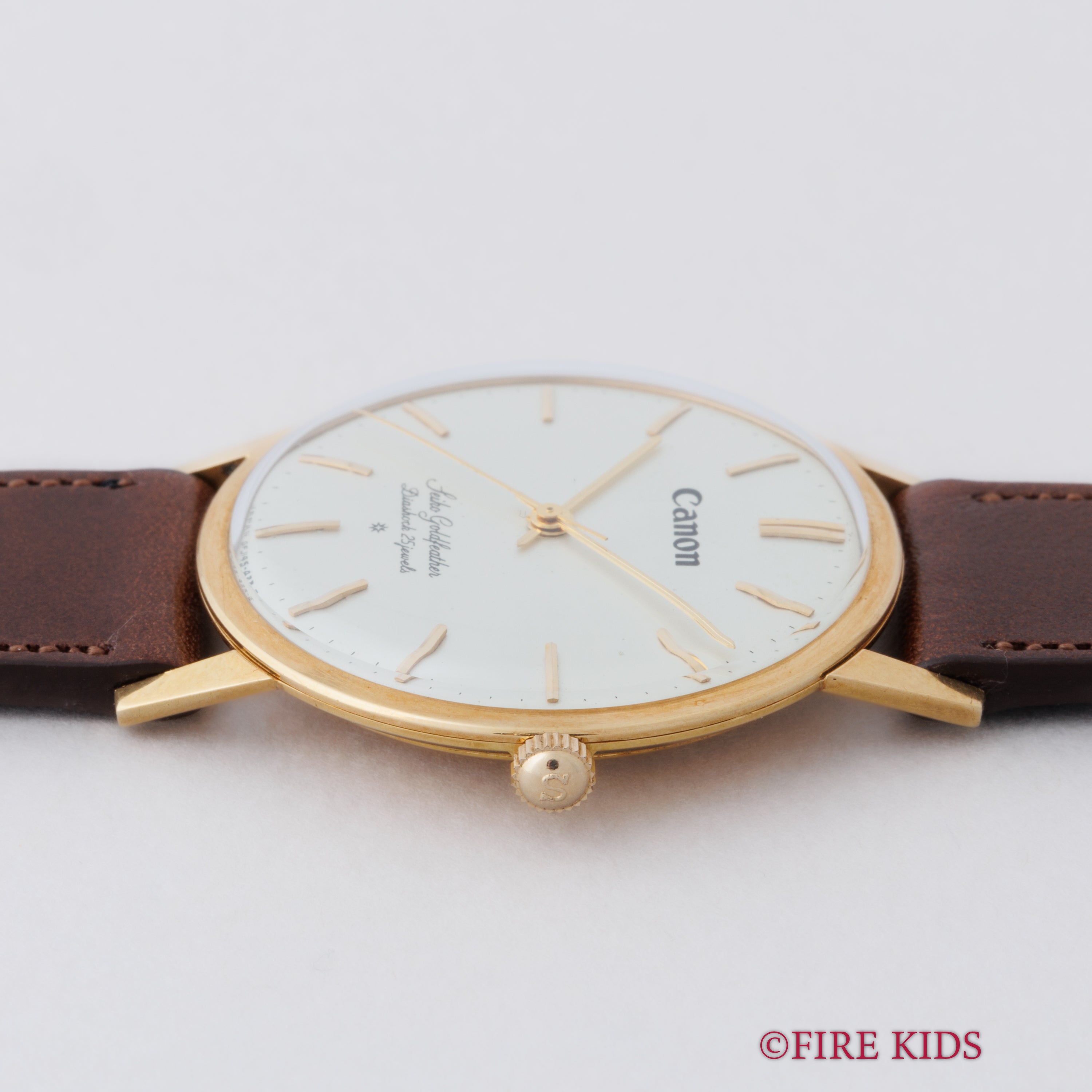 セイコー ゴールドフェザー キャノン 1960年製 Ref.J14060 18金無垢 SDダイヤル