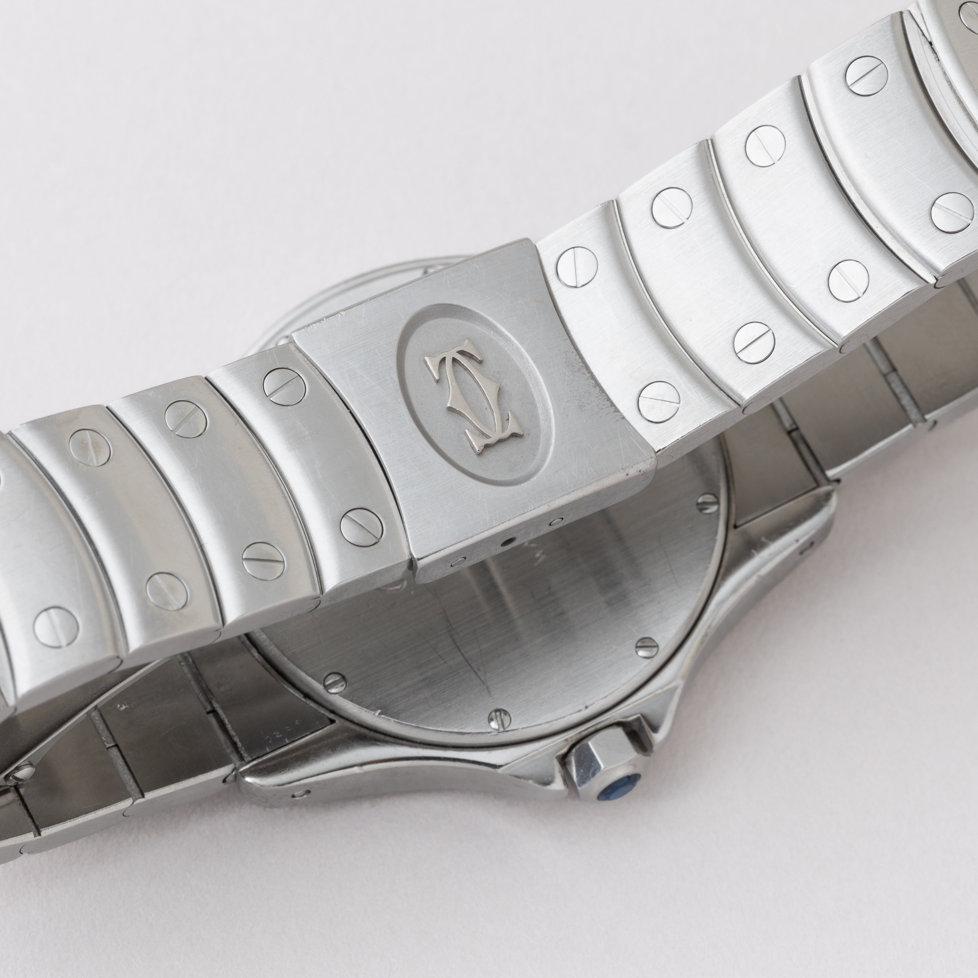 カルティエ サントス ロンド LM 1990年代製 ステンレスケース