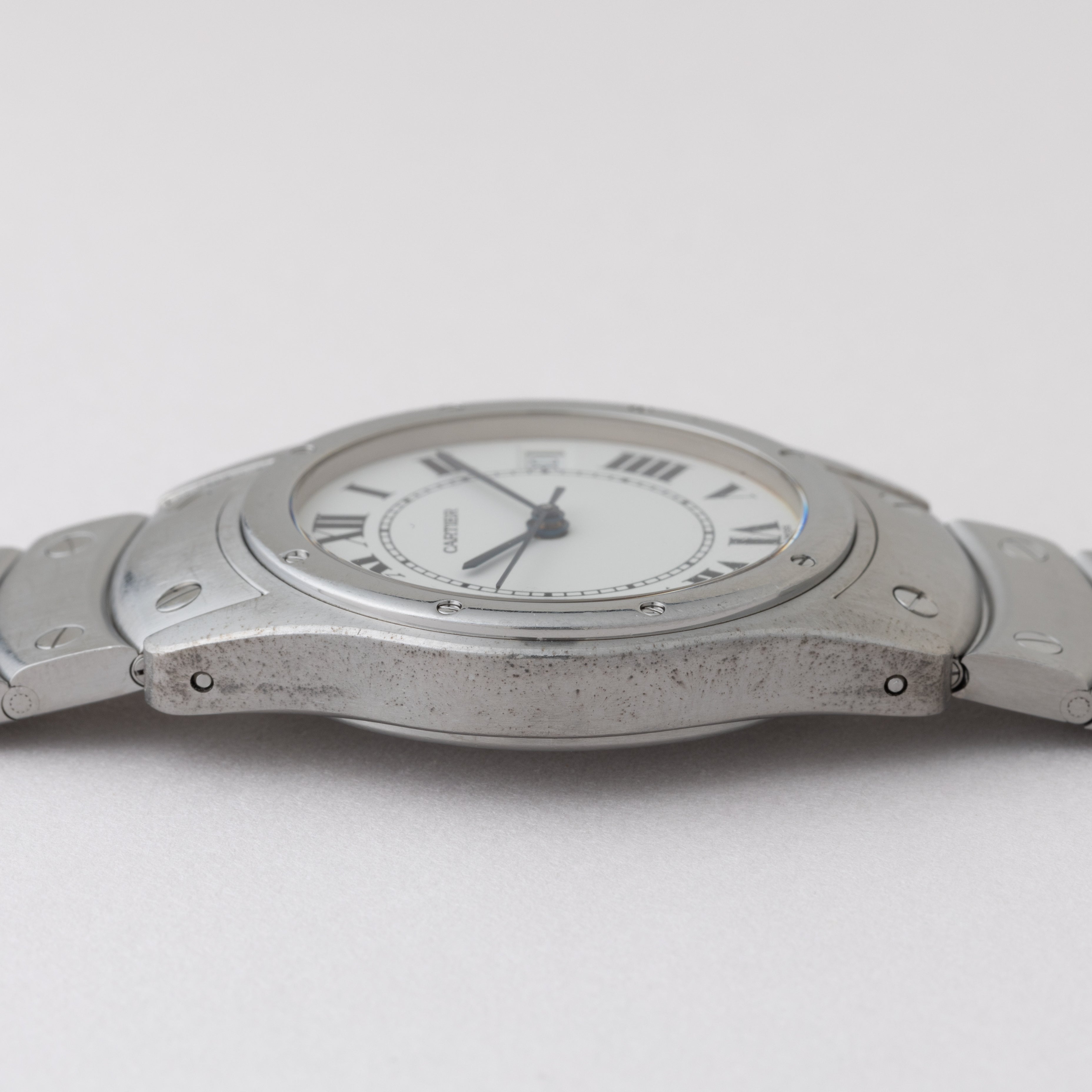 カルティエ サントス ロンド LM 1990年代製 ステンレスケース