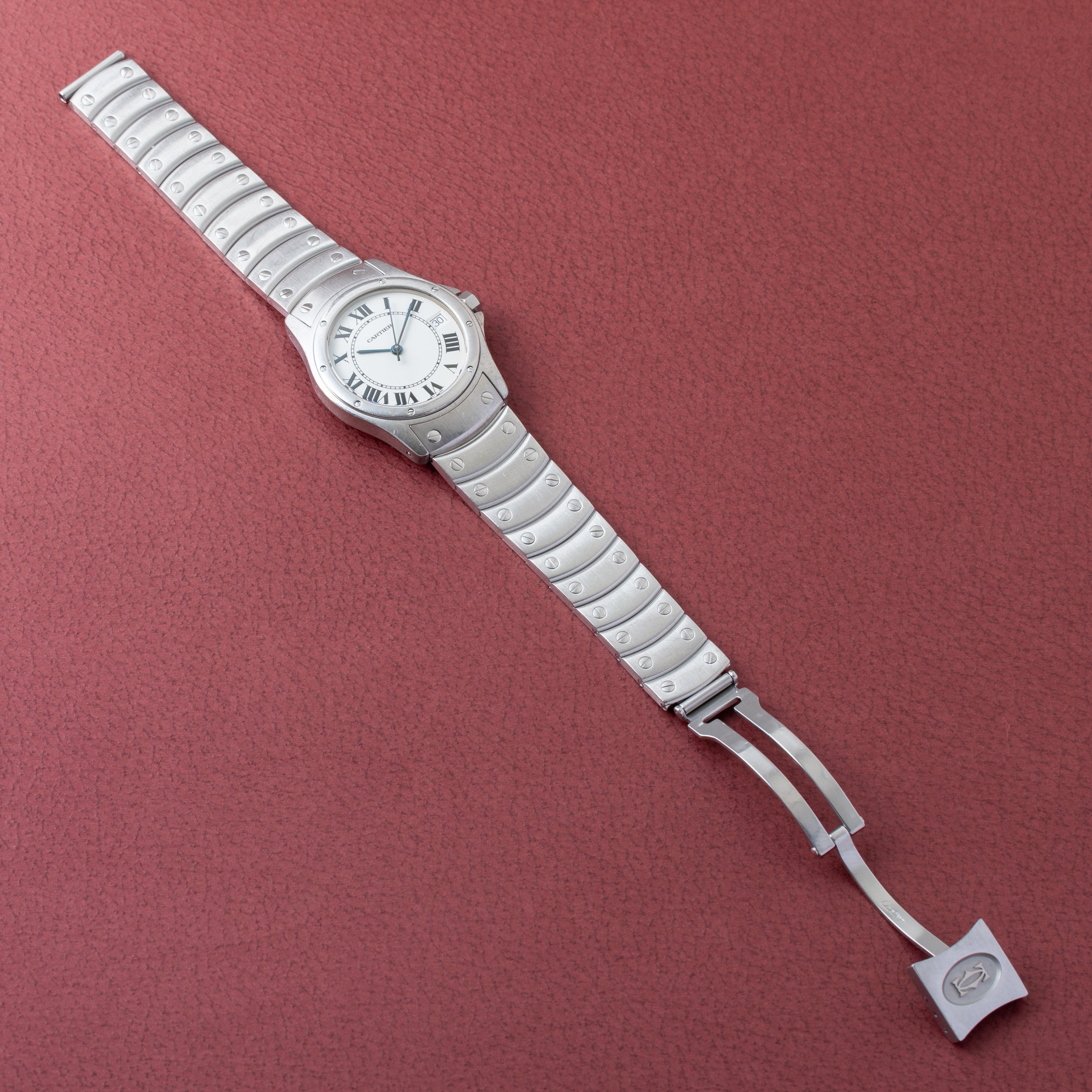 カルティエ サントス ロンド LM 1990年代製 ステンレスケース