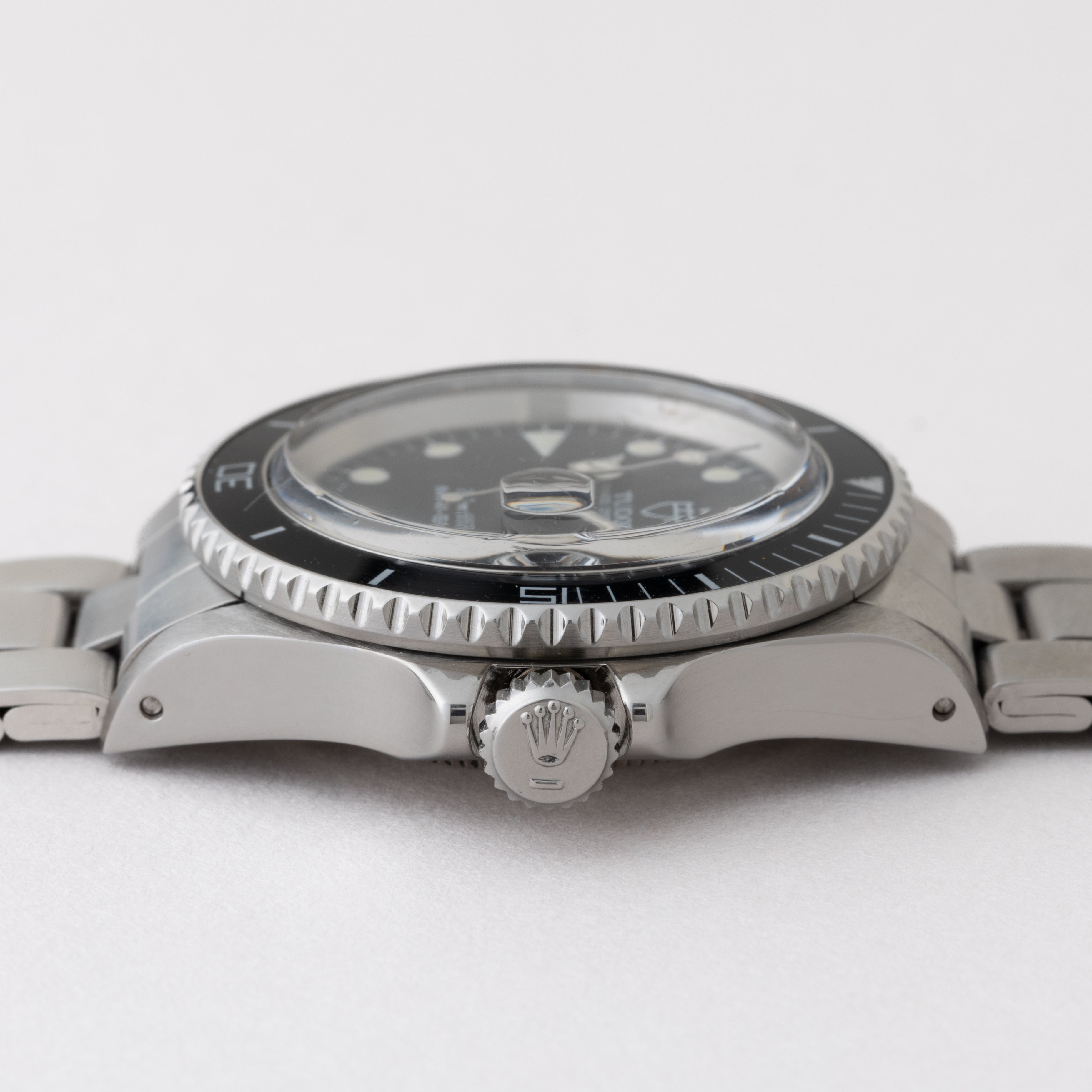 チューダー ミニサブ MINI-SUB 1992年製 王冠リューズ 3連オイスターブレス Ref.73090ブラック