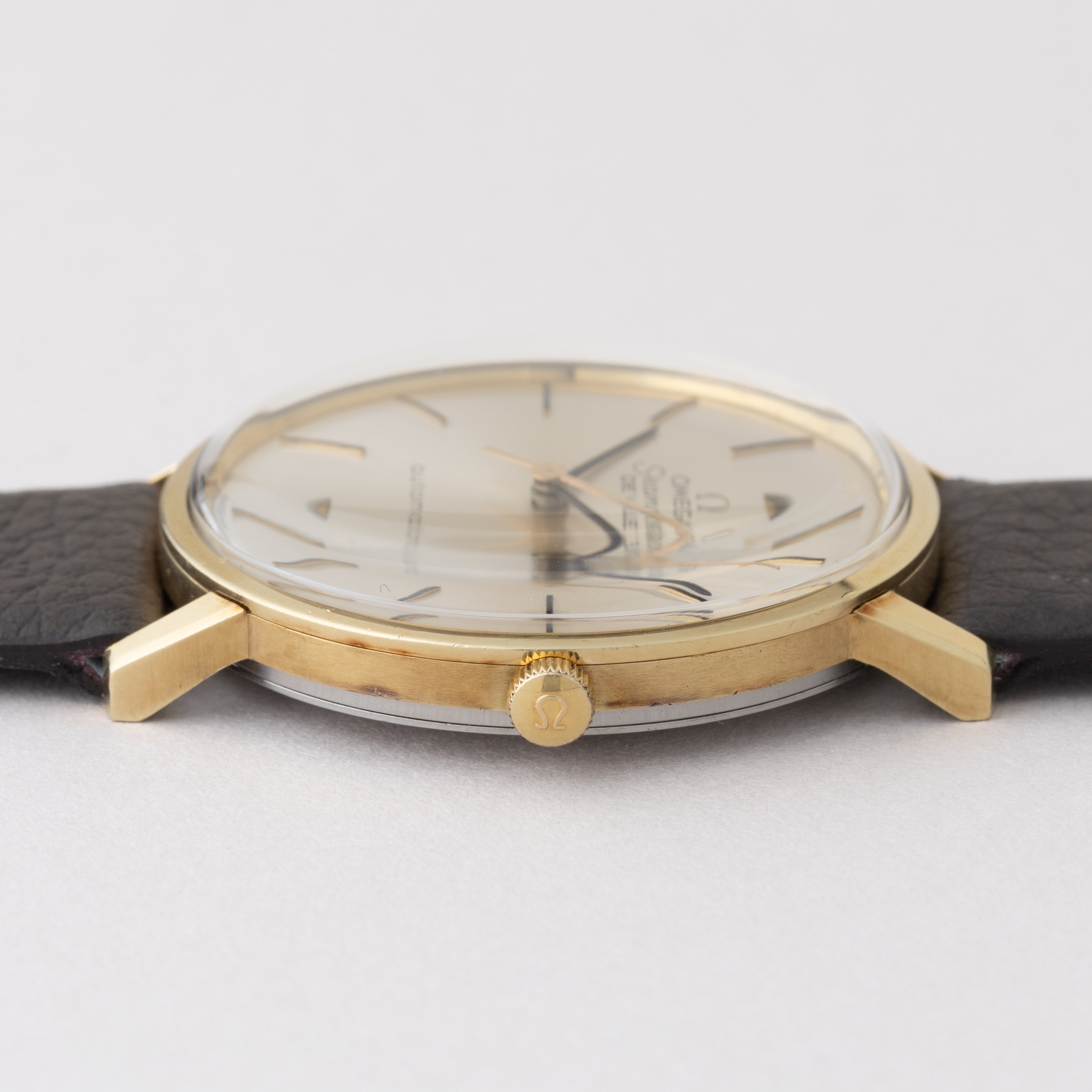 オメガ シーマスター デ・ヴィル 1966年製 Ref.165.008 金張り 純正尾錠付き