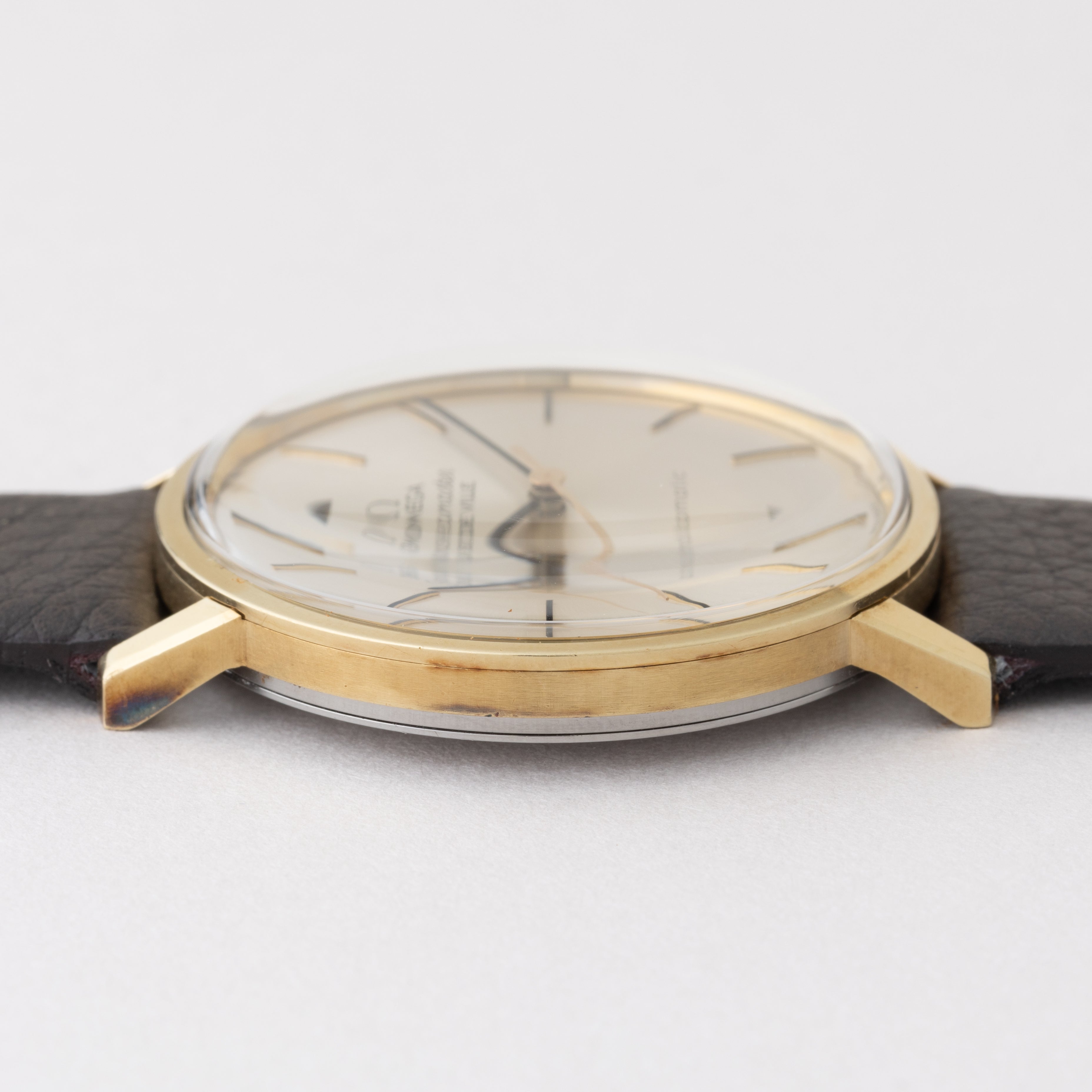 オメガ シーマスター デ・ヴィル 1966年製 Ref.165.008 金張り 純正尾錠付き