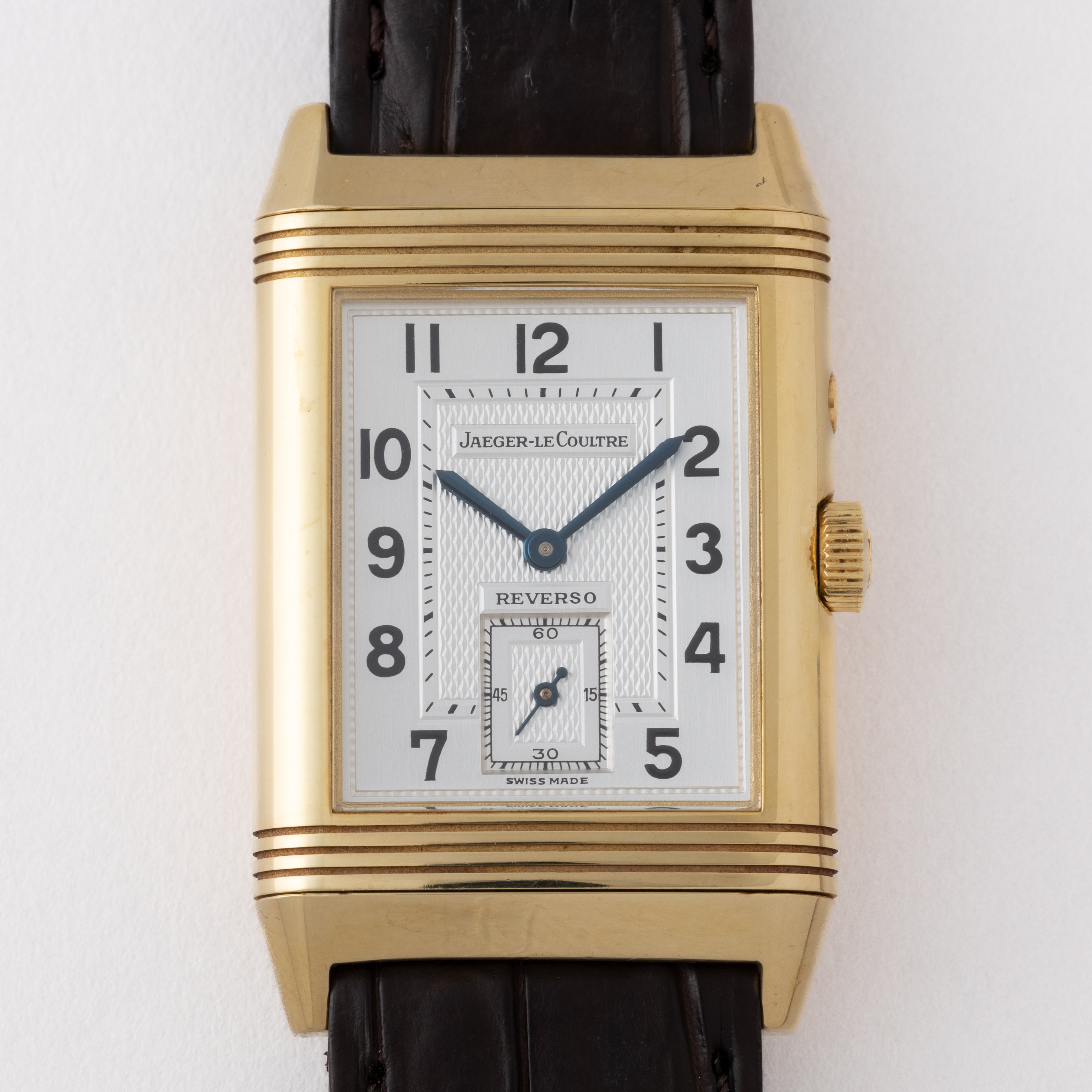 ジャガールクルト レベルソ デュオ ナイト&デイ1990年代後半製 18金無垢 Ref.270.140.542B 純正Dバックル 箱、ギャラ付き