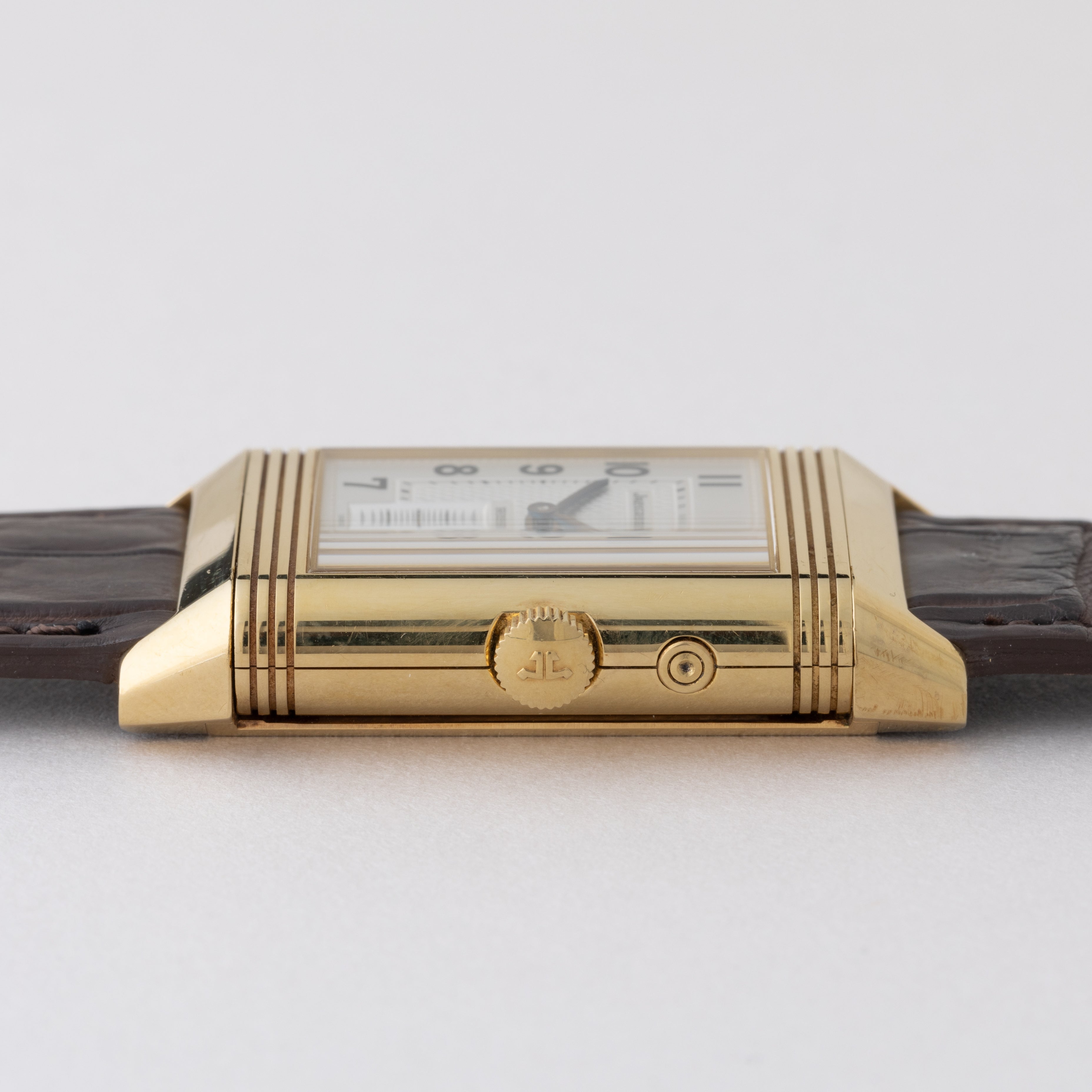 ジャガールクルト レベルソ デュオ ナイト&デイ1990年代後半製 18金無垢 Ref.270.140.542B 純正Dバックル 箱、ギャラ付き