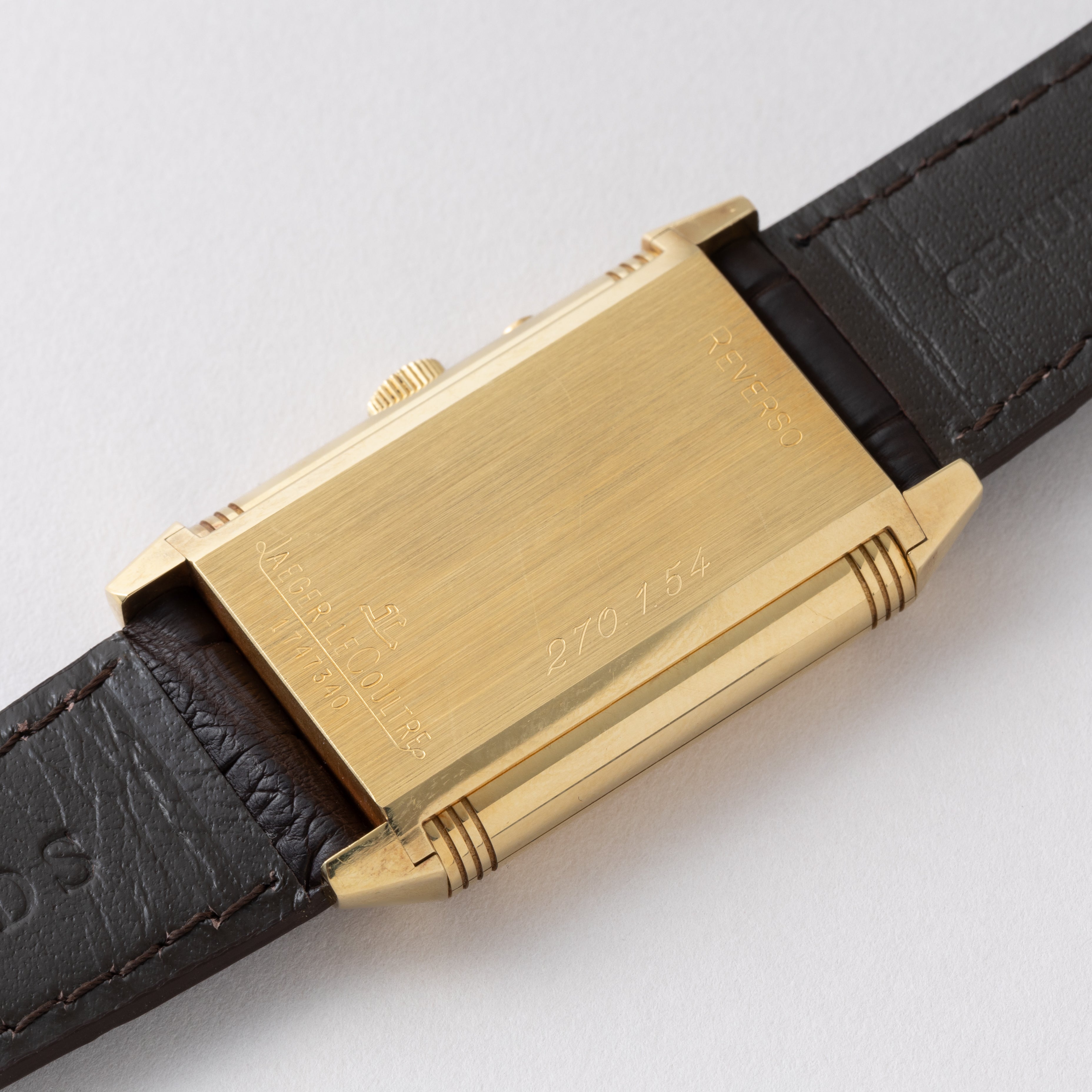 ジャガールクルト レベルソ デュオ ナイト&デイ1990年代後半製 18金無垢 Ref.270.140.542B 純正Dバックル 箱、ギャラ付き