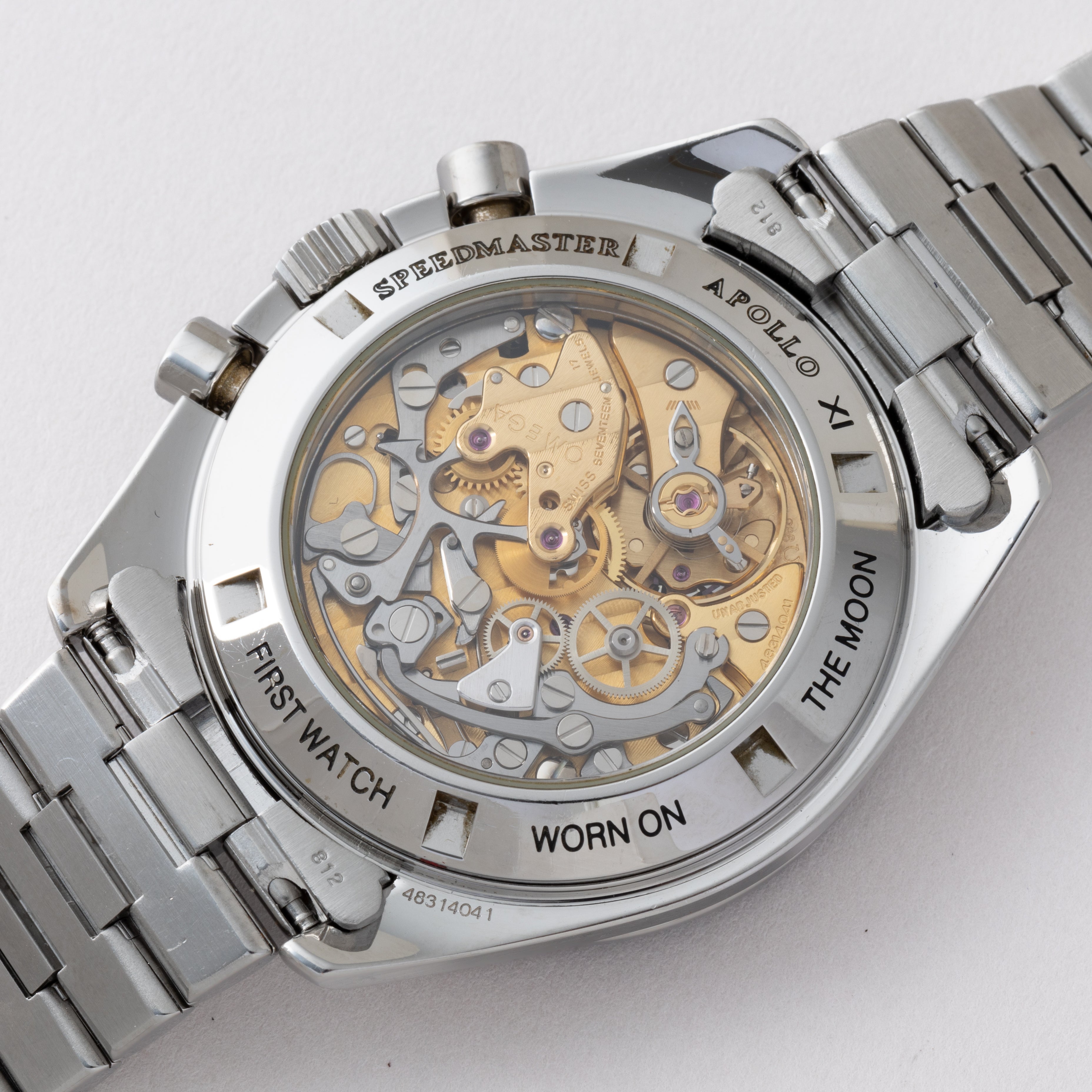 オメガスピードマスター プロフェッショナル 1994年製 裏スケルトン Cal.863