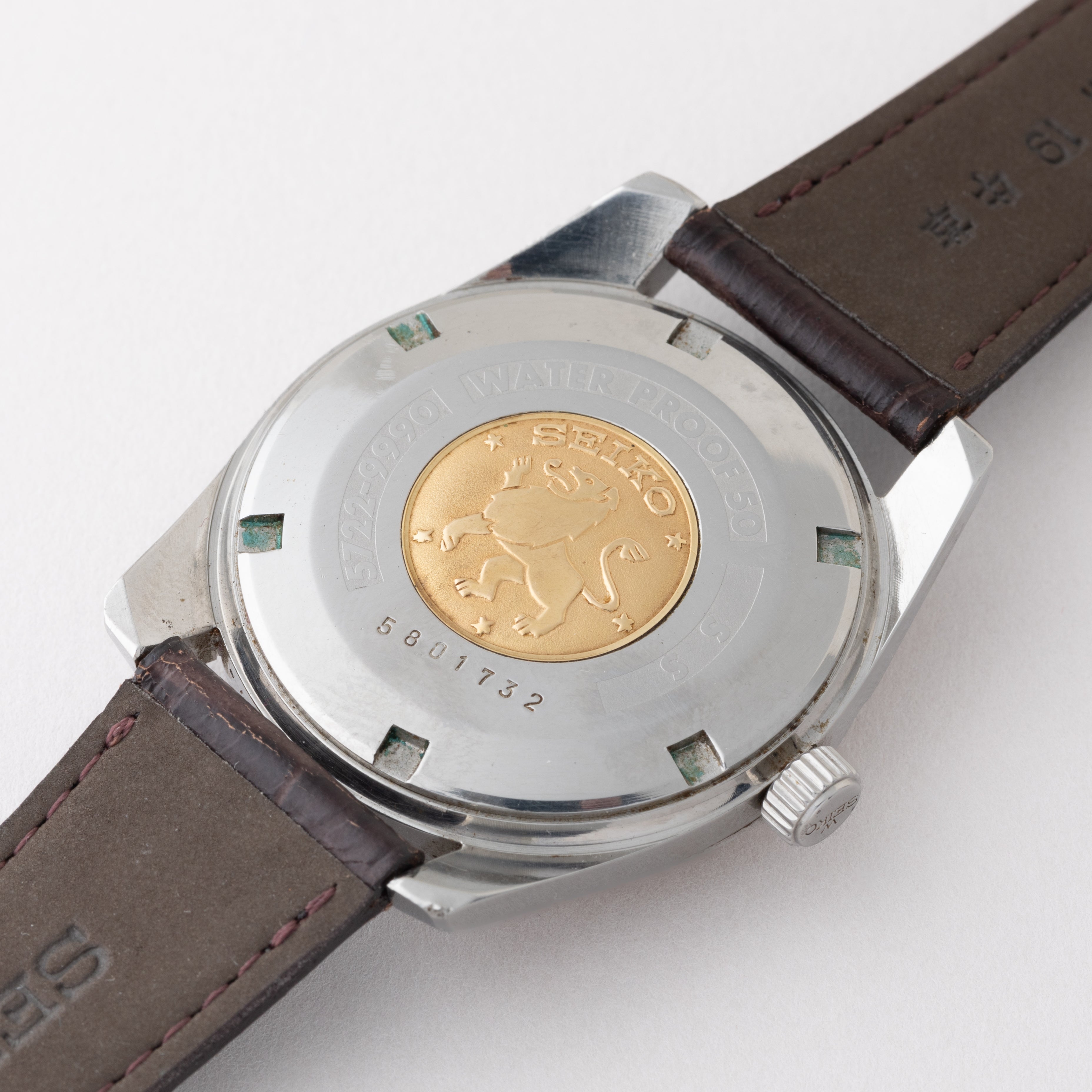 セイコー グランドセイコー セカンドモデル前期 57GS 1965年製 Ref.5722-9990 ライオンメダリオン