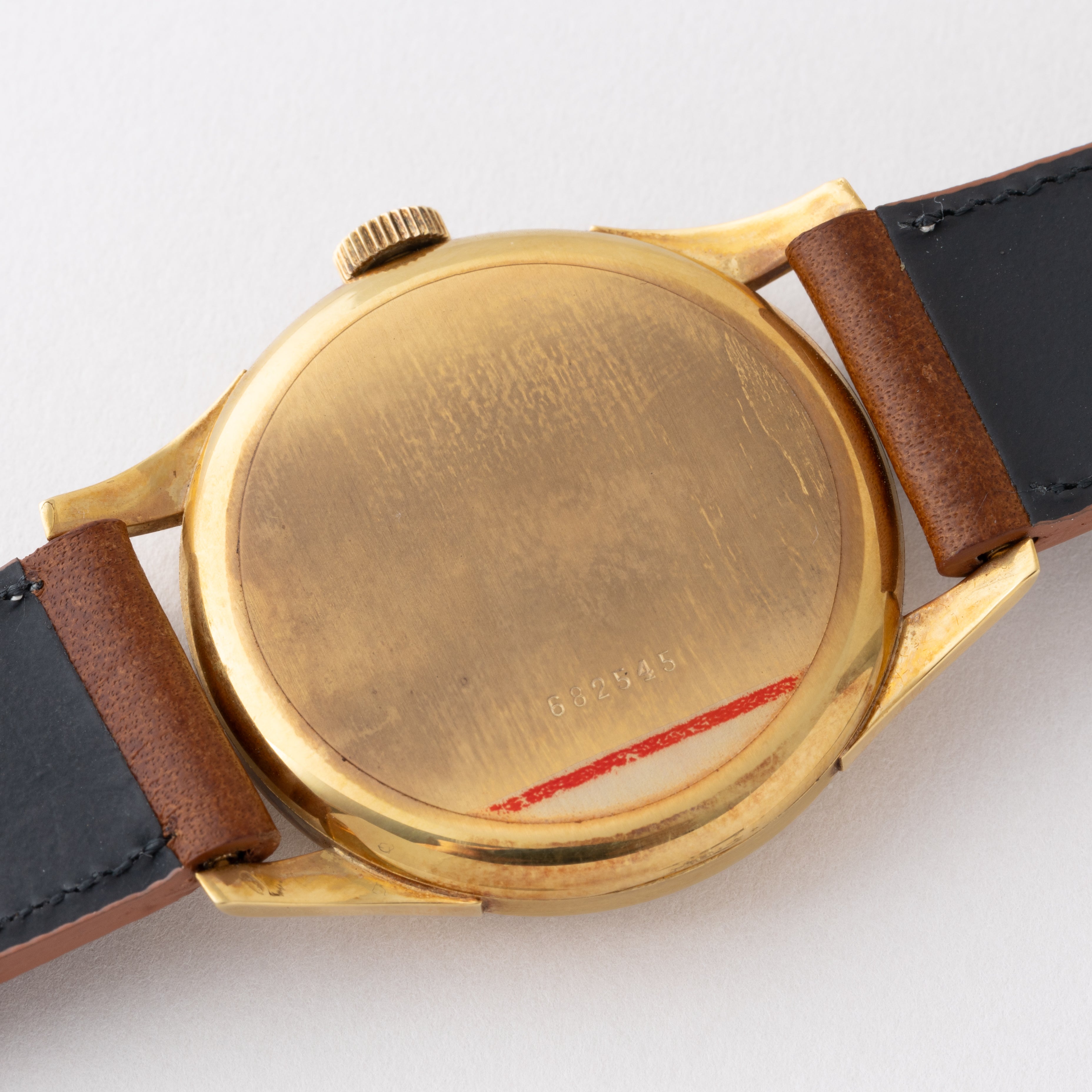 ユリスナルダン クロノメーター 18金無垢 1940年代後半~1950年代前半製 箱、オリジナル尾錠、タグ付き