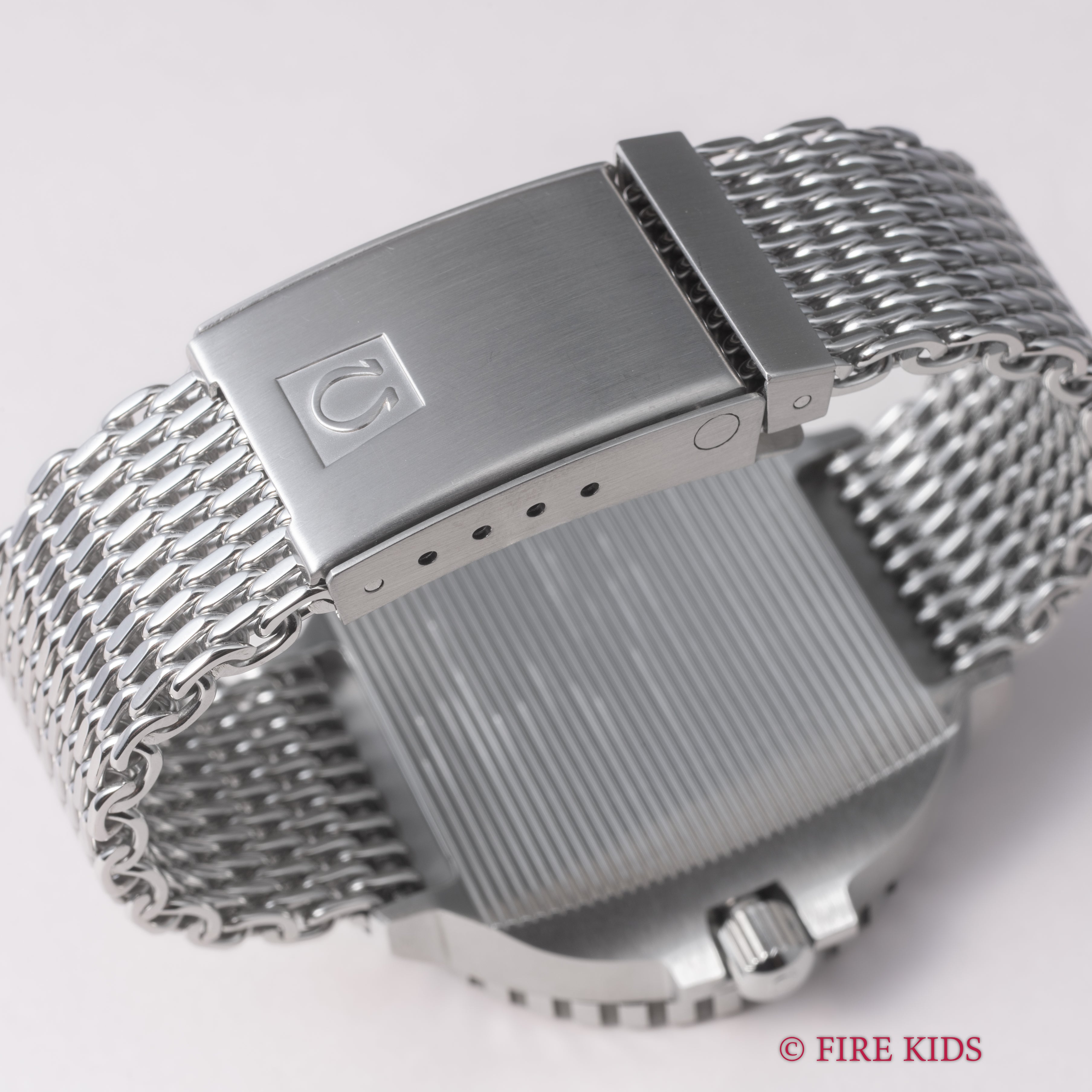 オメガ シーマスター プロプロフ 1000m 1971年製 Ref.166.093 レフティ 純正メッシュブレス