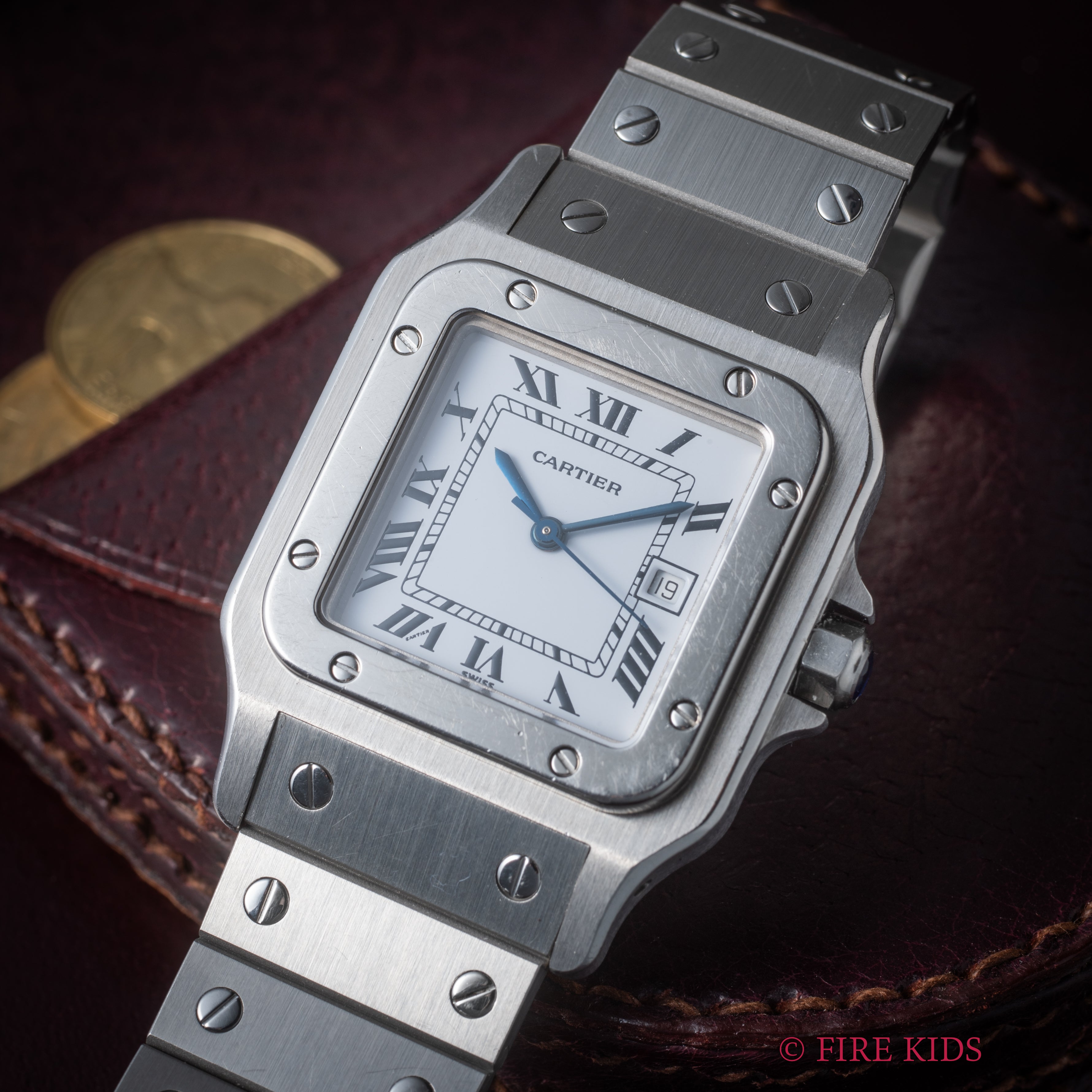 カルティエ サントス LMサイズ 1980年代製 Ref.2960 ステンレスケース 自動巻き