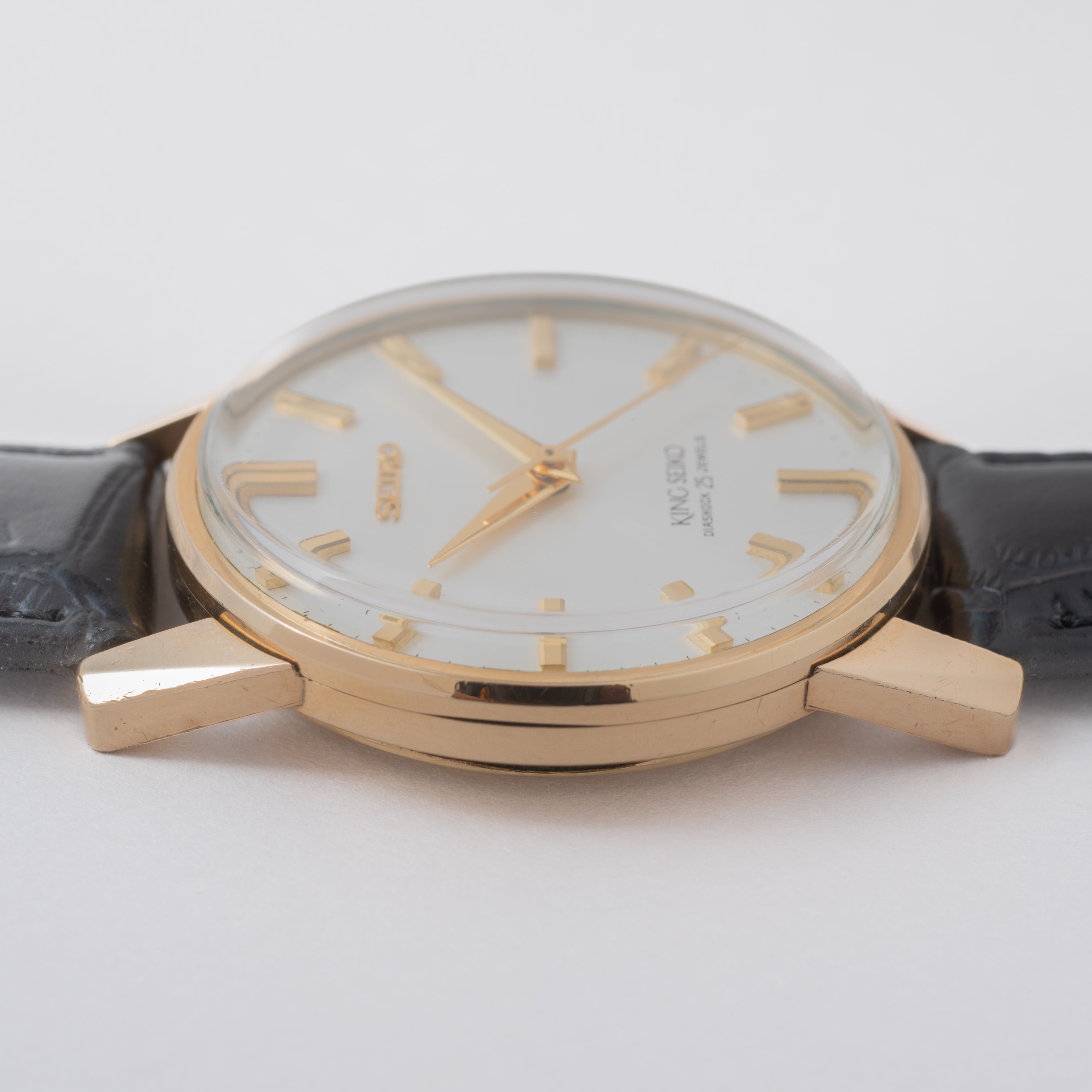 キングセイコー 44KS 手巻き 1967年製 AGF 金張り 楯メダリオン