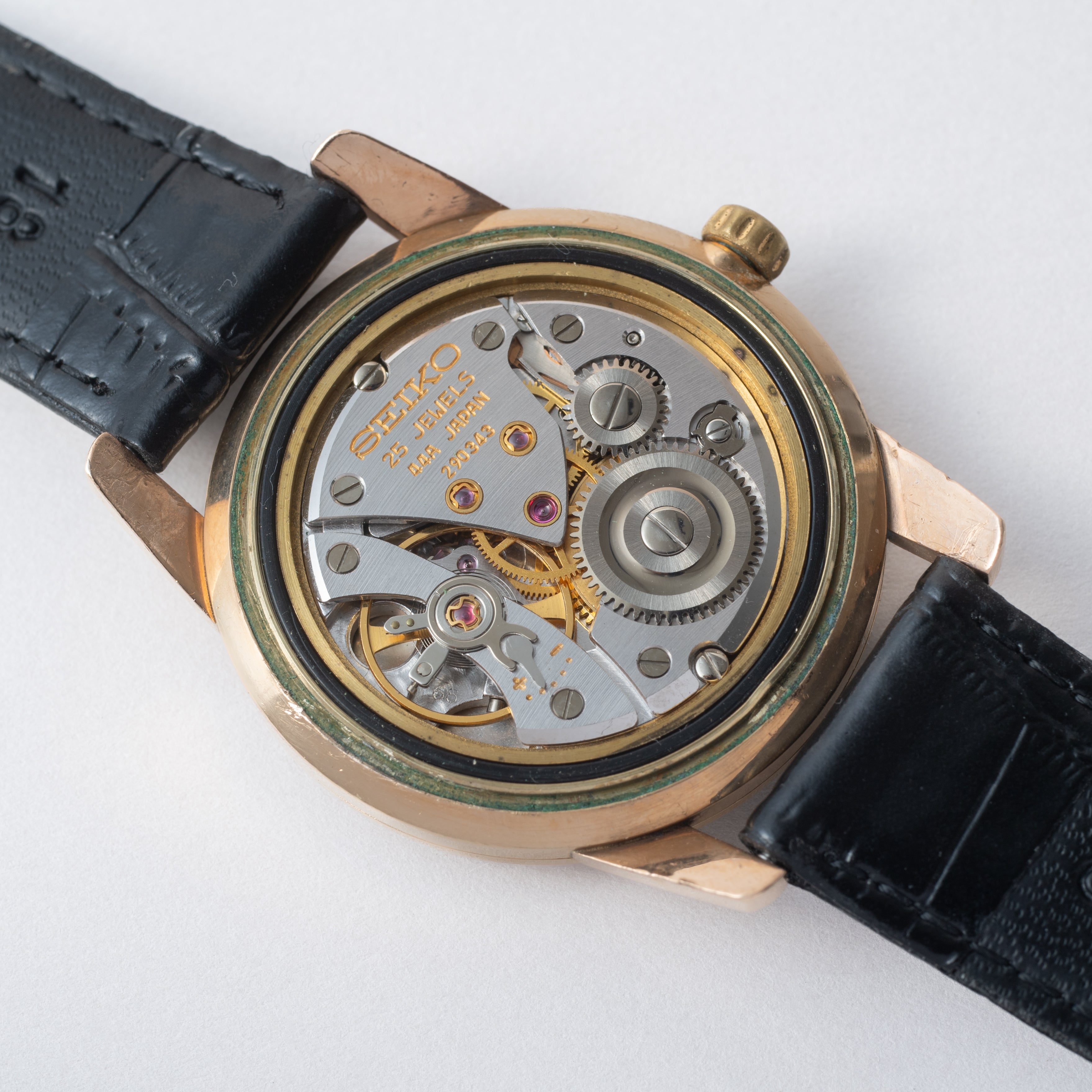 キングセイコー 44KS 手巻き 1967年製 AGF 金張り 楯メダリオン