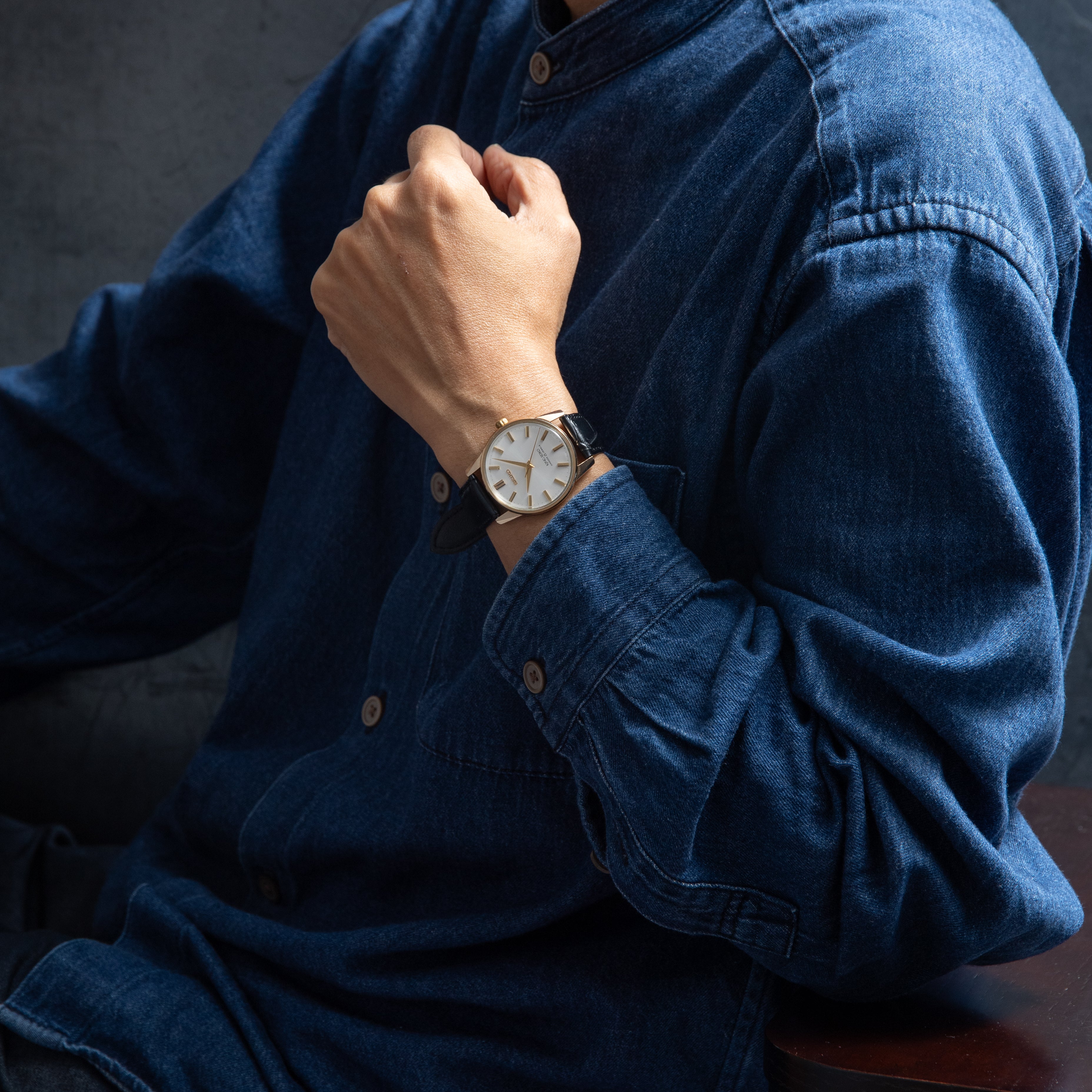 キングセイコー 44KS 手巻き 1967年製 AGF 金張り 楯メダリオン