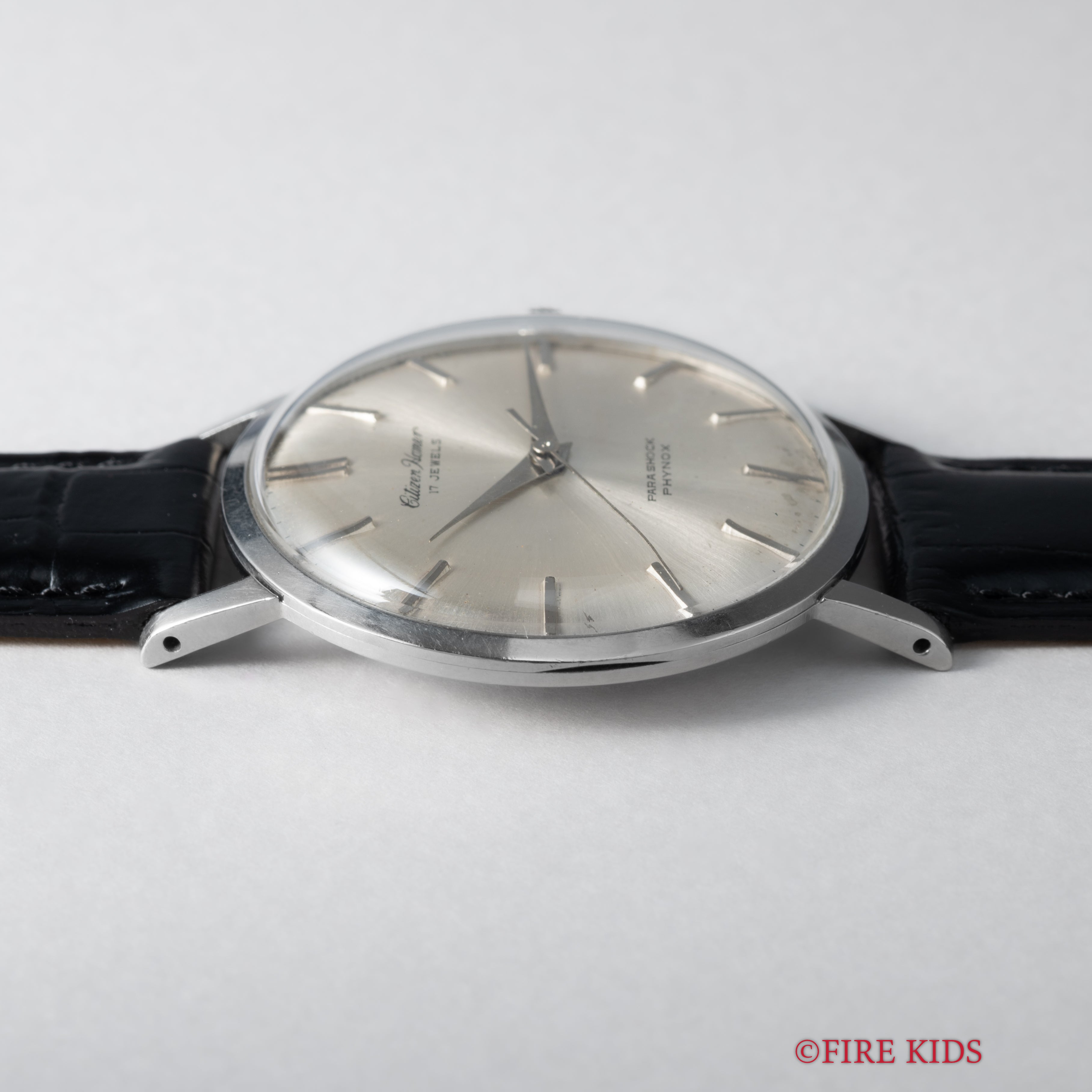 シチズン ホーマー 1962年製 17石手巻き式 シルバーダイヤル