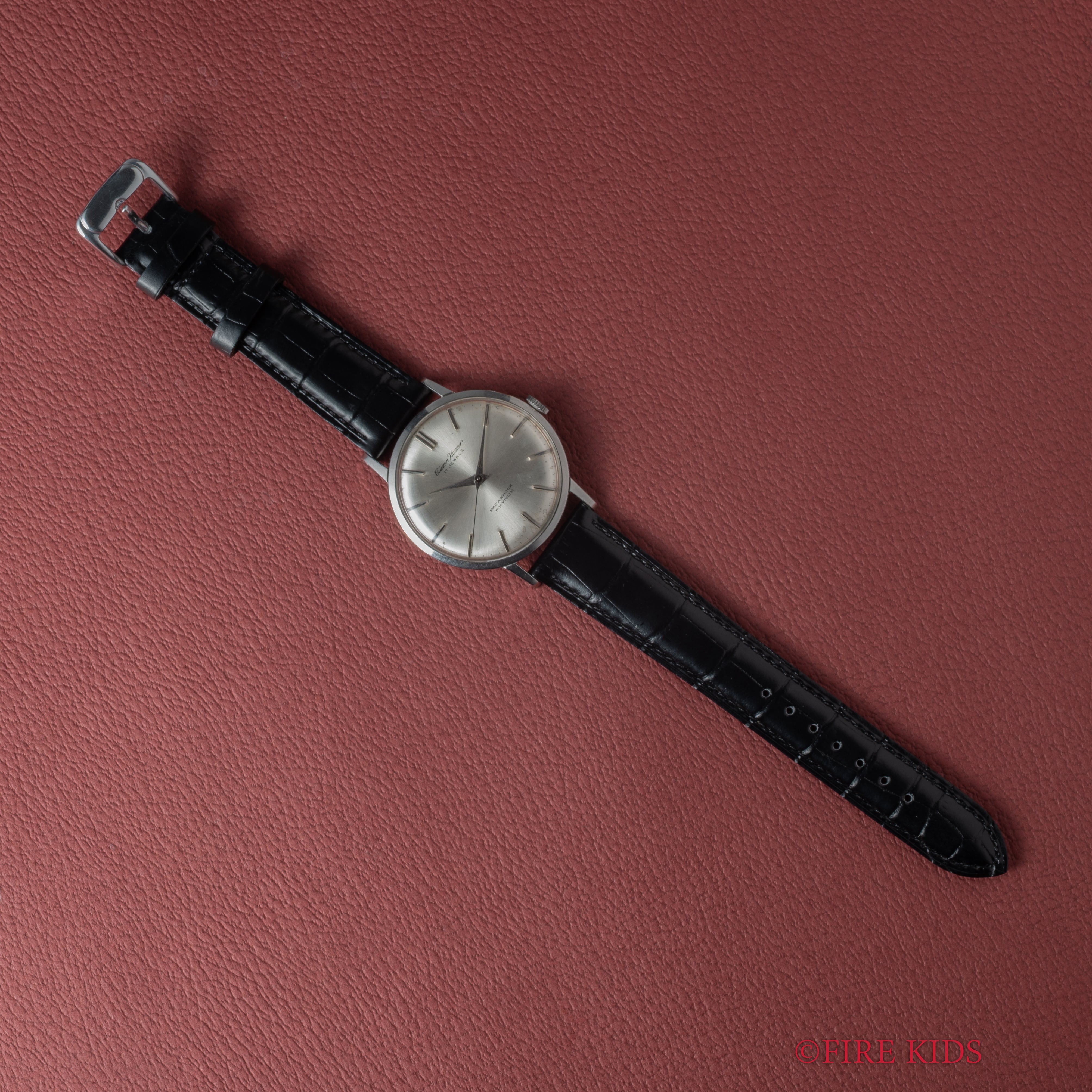 シチズン ホーマー 1962年製 17石手巻き式 シルバーダイヤル