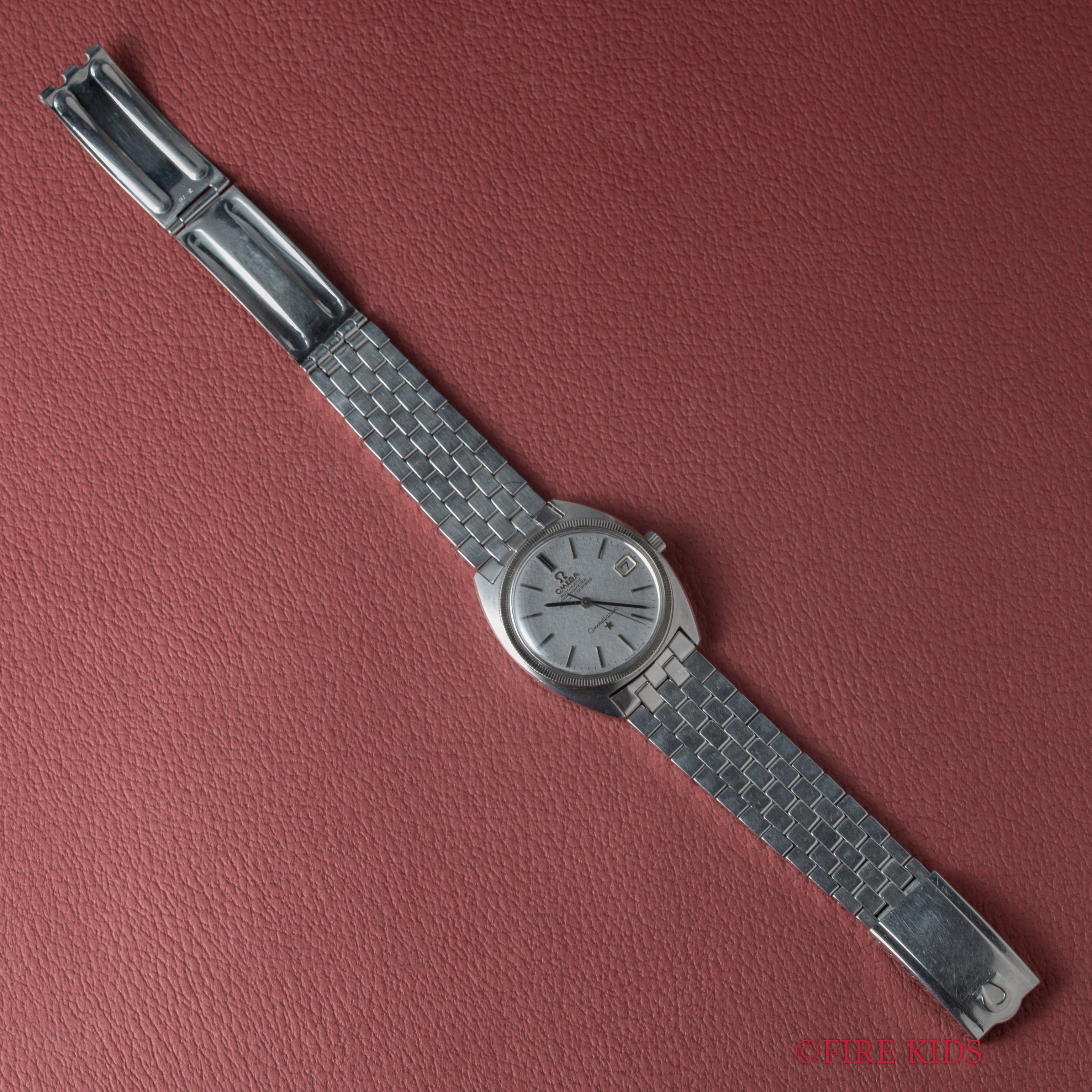 オメガ コンステレーション ジェンタ 1969年製 Ref.168.027 リネンダイヤル WGコインエッジベゼル 純正ブレス