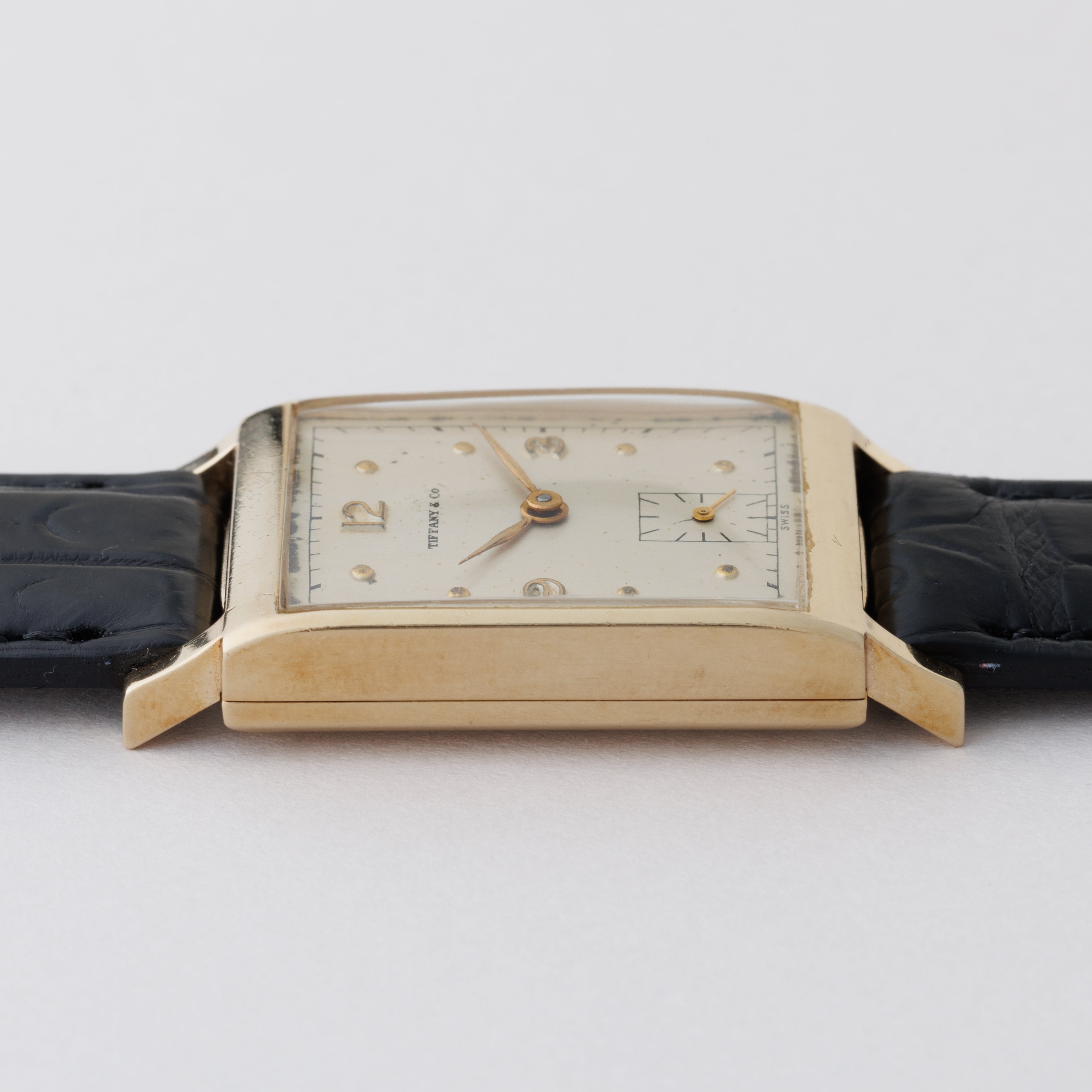 ティファニー レクタンギュラー 1940年代製 14金イエローゴールド 手巻き