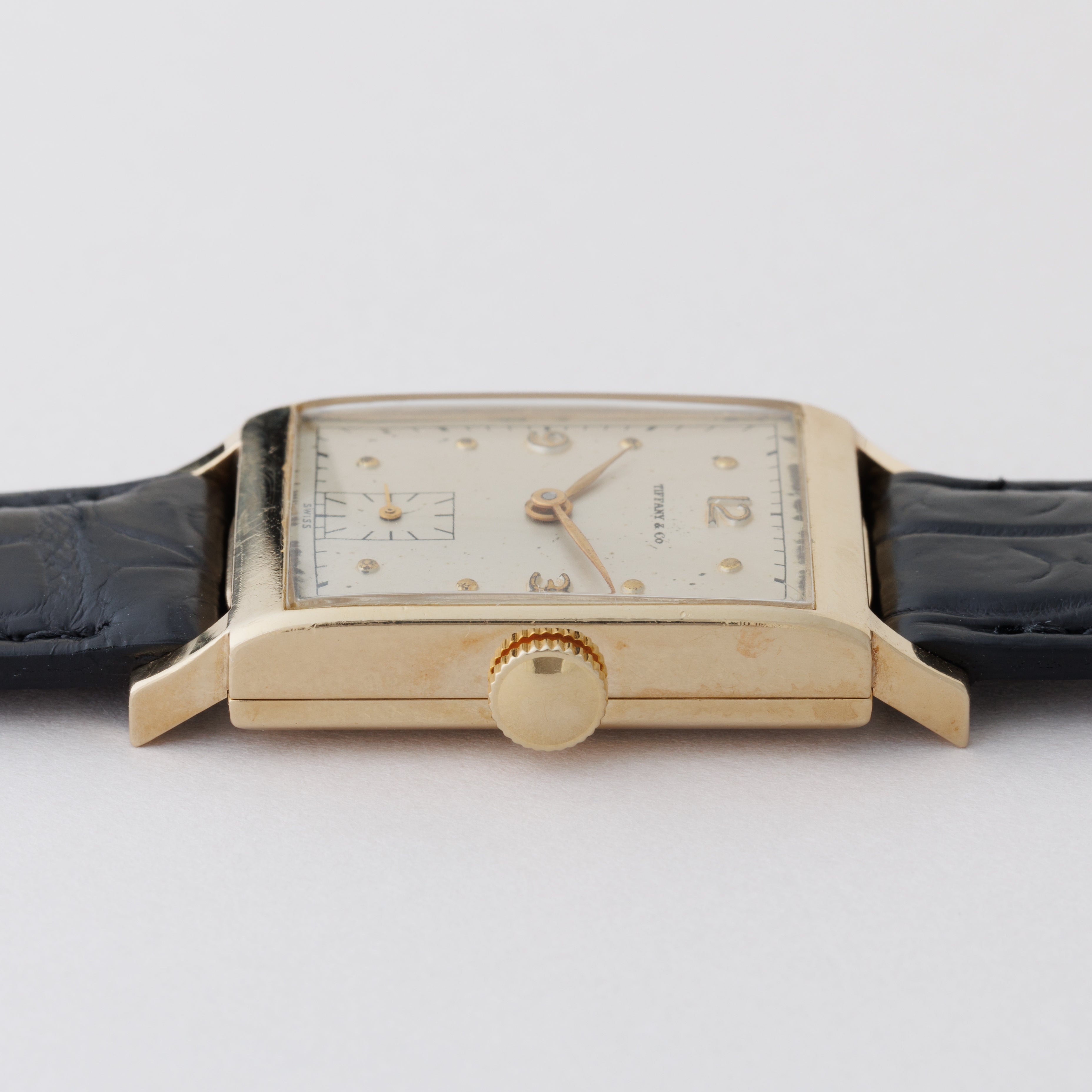 ティファニー レクタンギュラー 1940年代製 14金イエローゴールド 手巻き