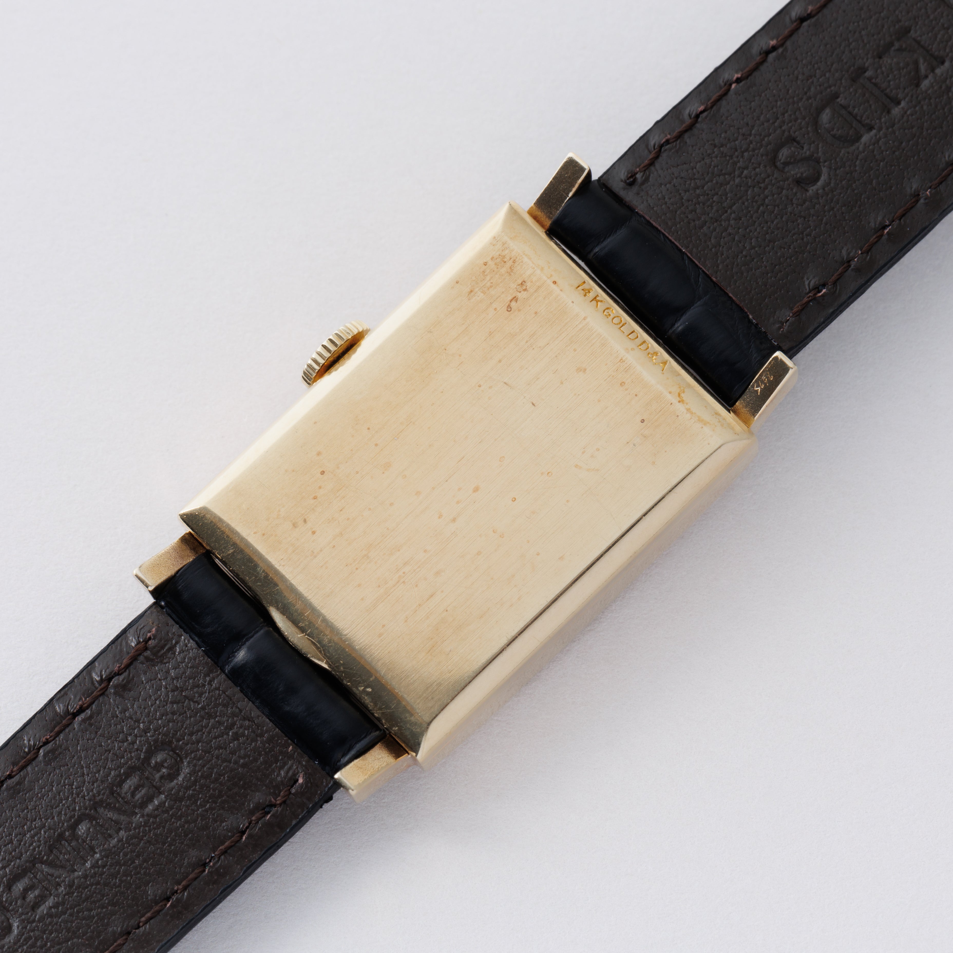 ティファニー レクタンギュラー 1940年代製 14金イエローゴールド 手巻き