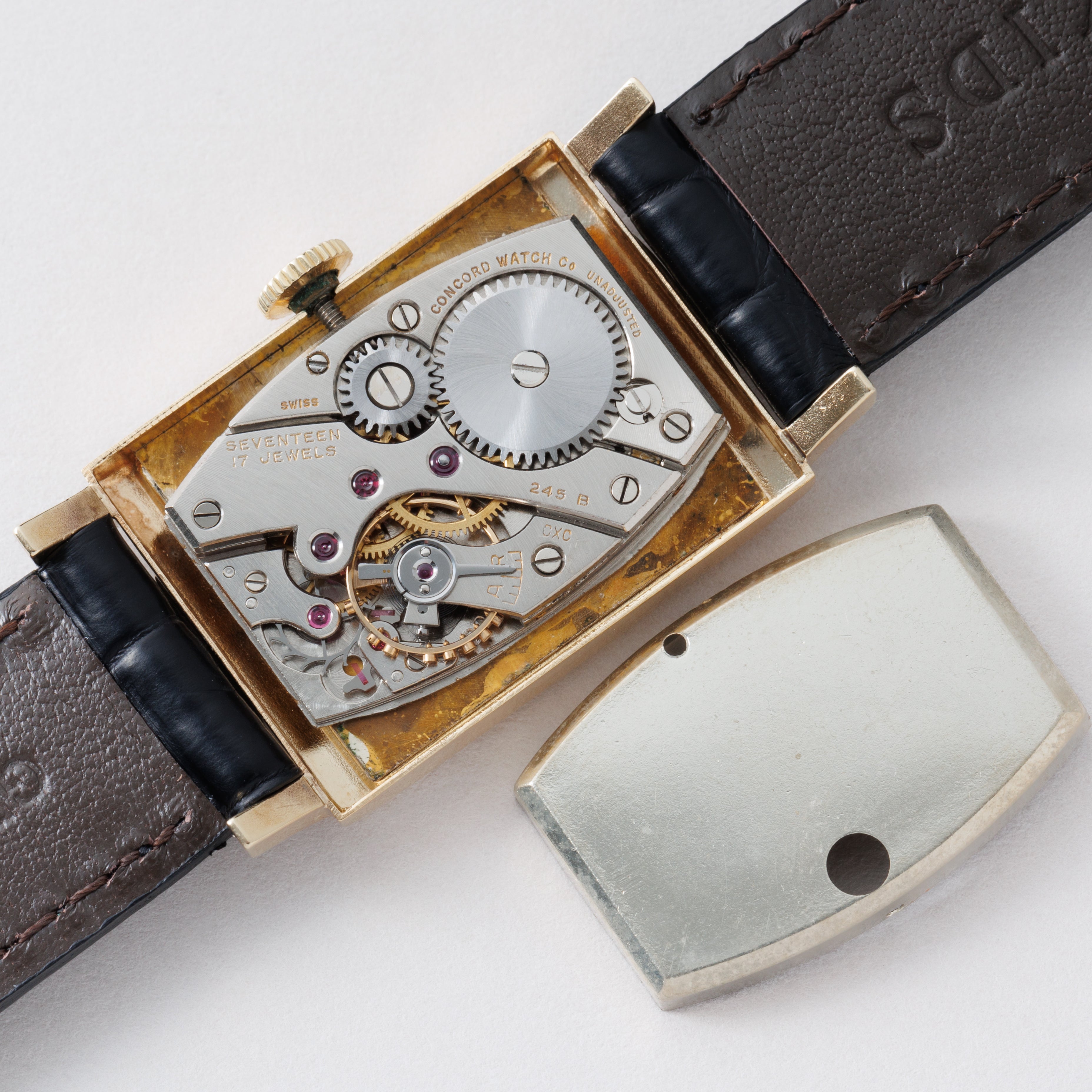 ティファニー レクタンギュラー 1940年代製 14金イエローゴールド 手巻き