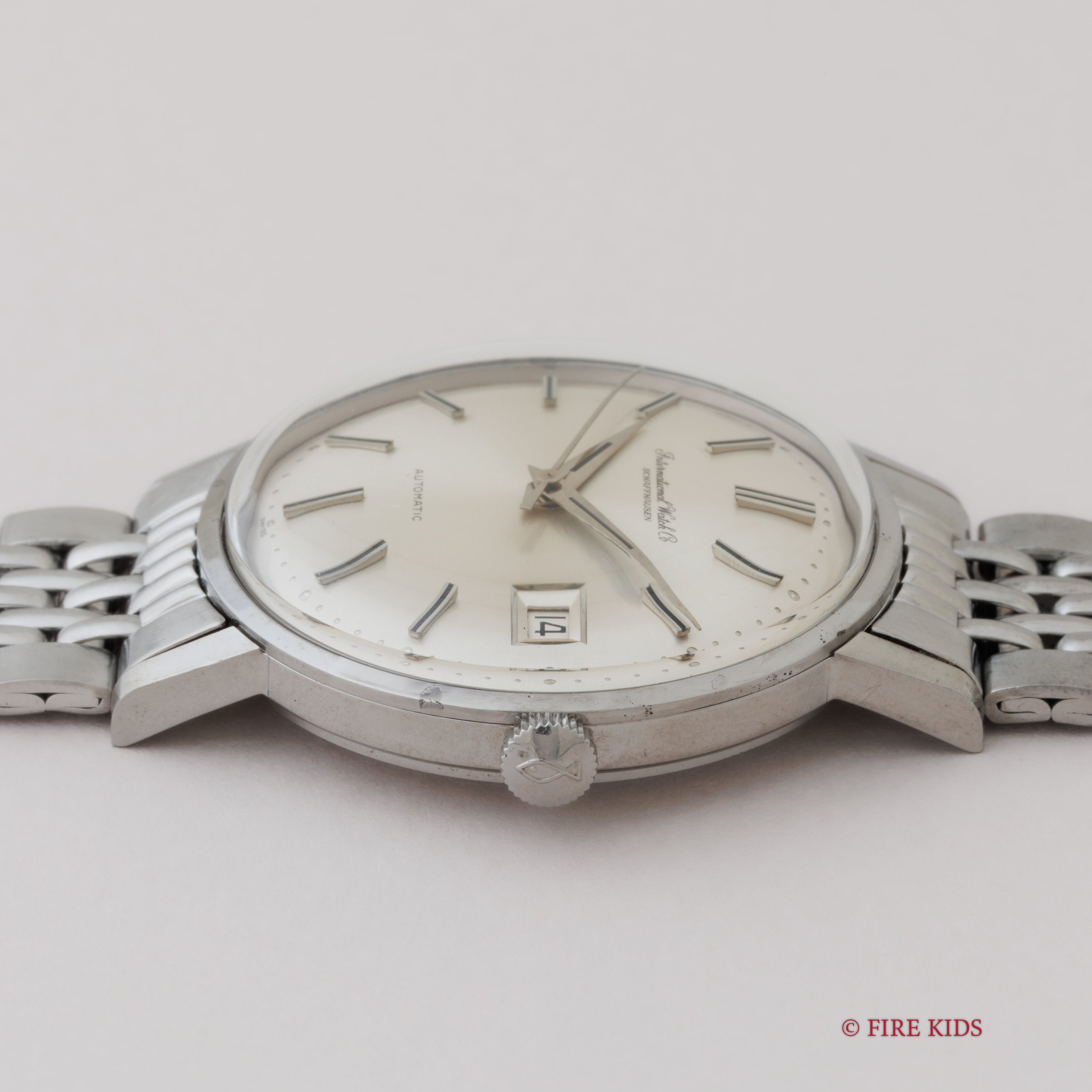 IWC ラウンド オートマチック 1966年製 R804A Cal.8541 純正GFブレス ギャラ付き