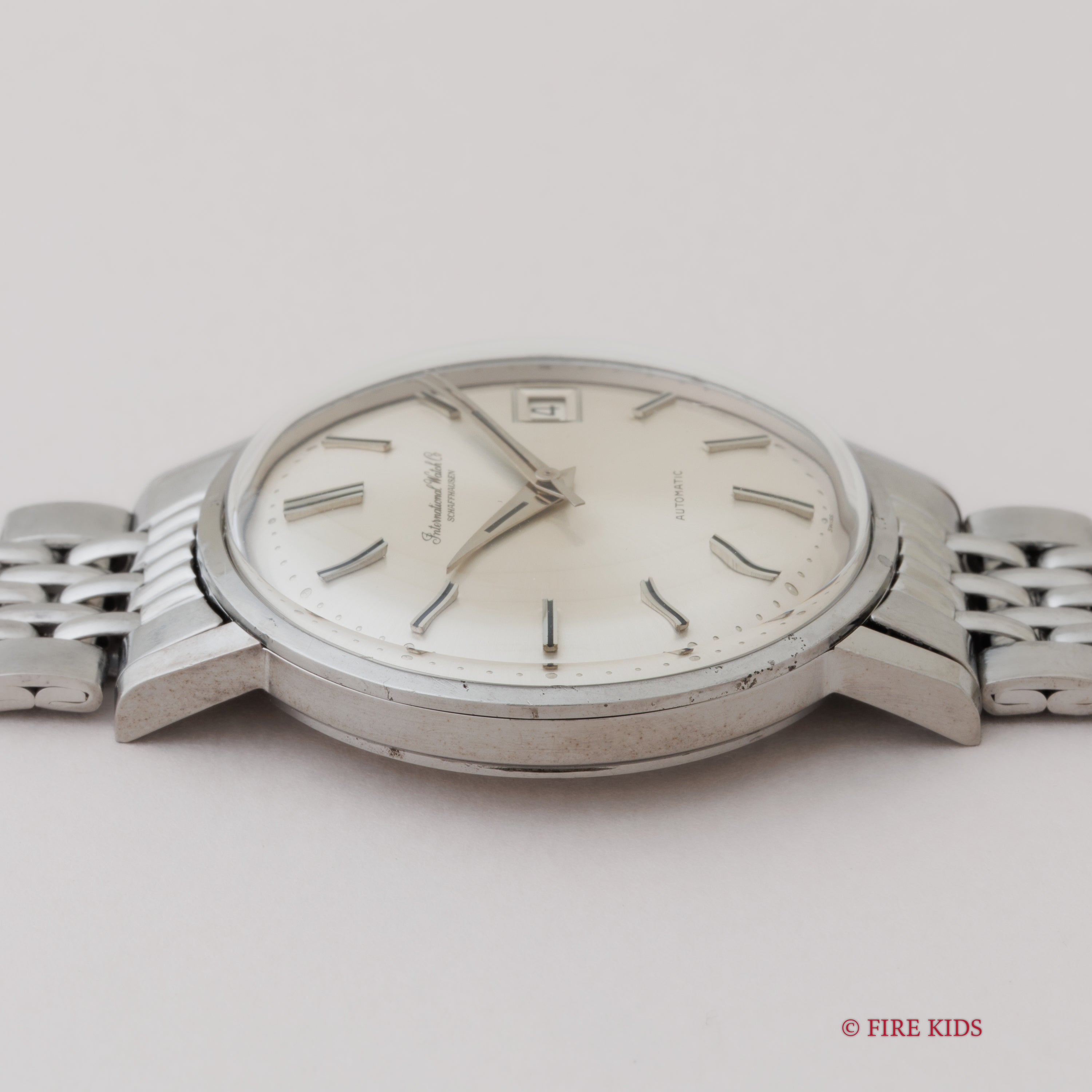 IWC ラウンド オートマチック 1966年製 R804A Cal.8541 純正GFブレス ギャラ付き