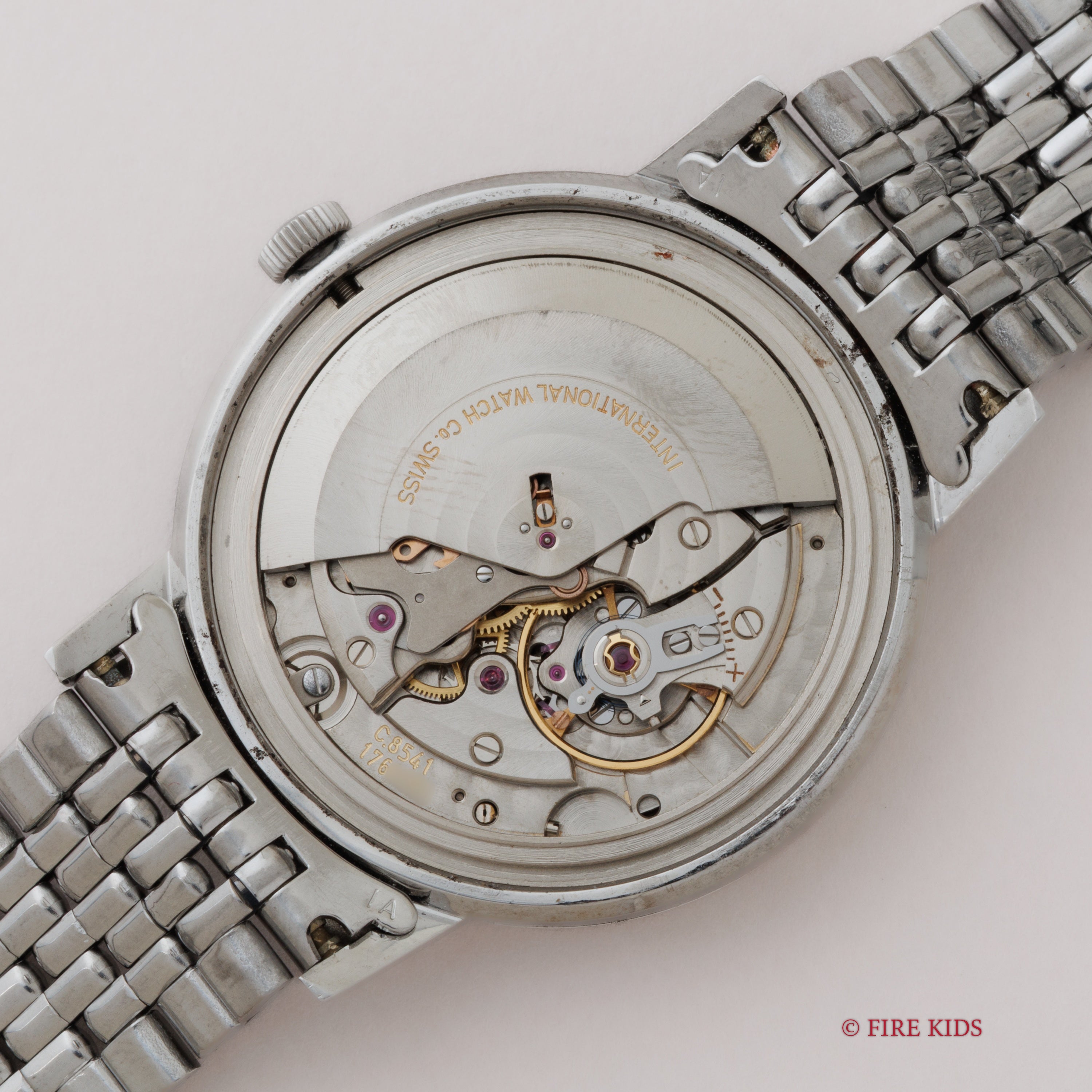 IWC ラウンド オートマチック 1966年製 R804A Cal.8541 純正GFブレス ギャラ付き