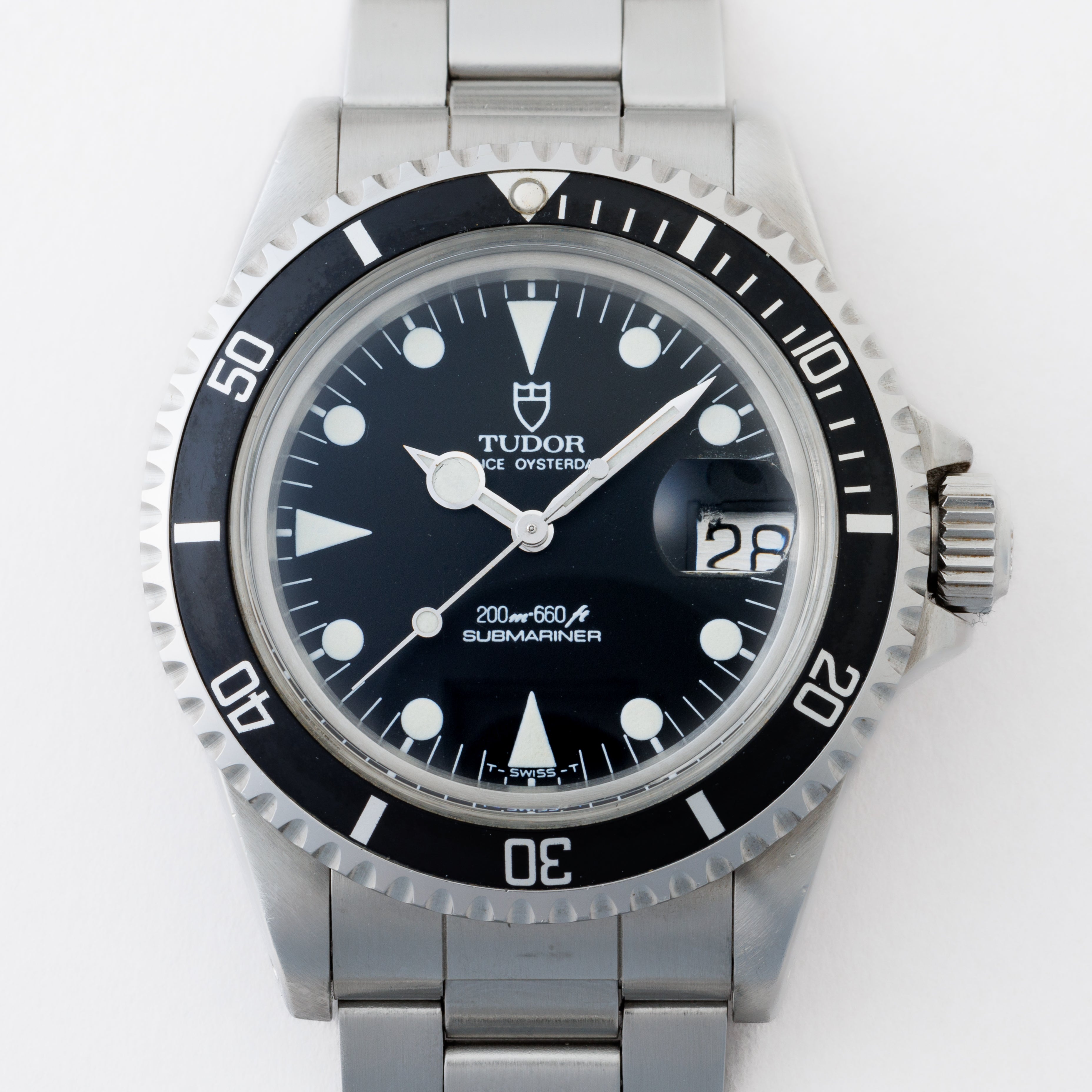 チューダー サブマリーナ 1987年製 Ref.76100 ロリポップ トリチウム夜光 純正ブレス