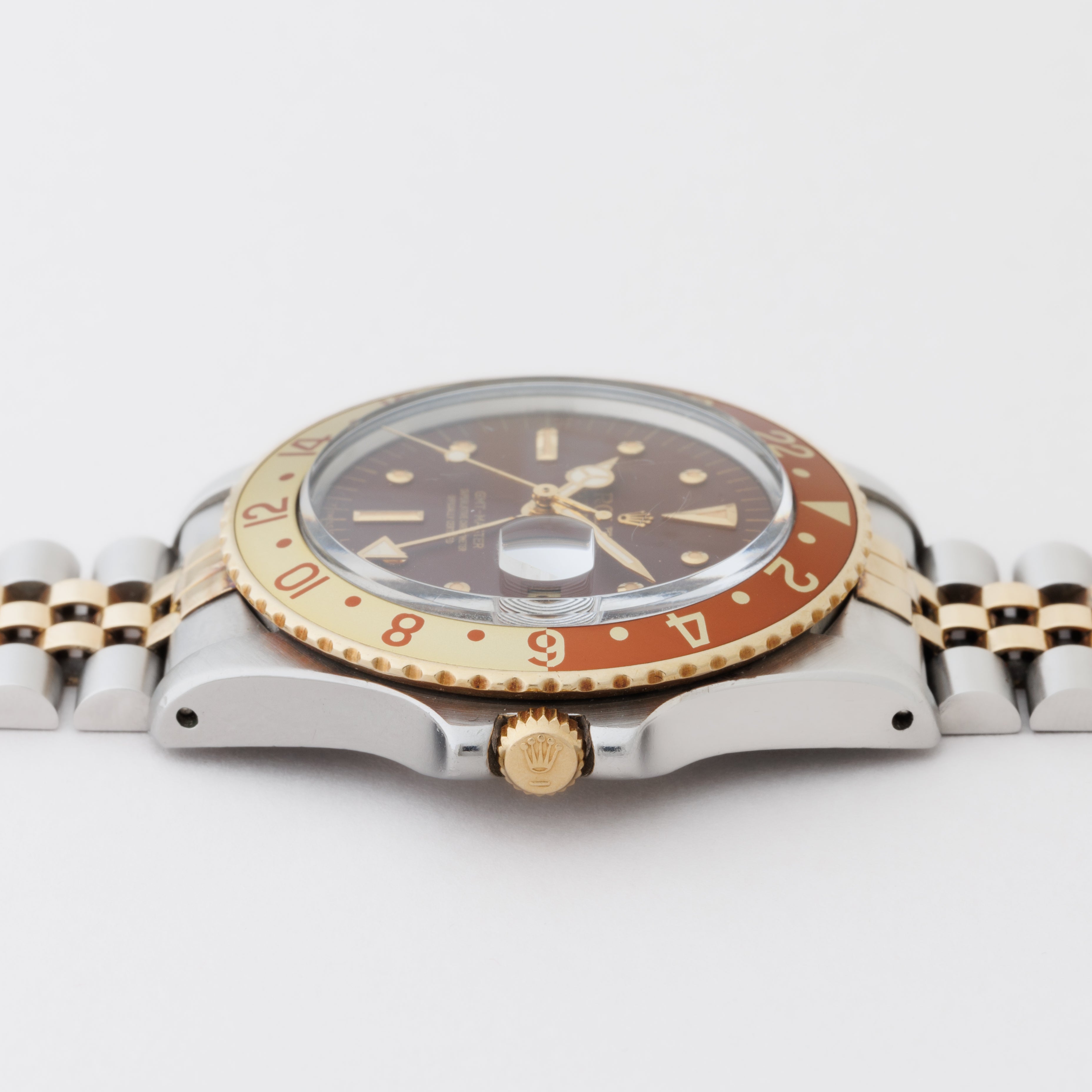 ロレックス GMTマスター 1974年製 Ref.1675コンビ 茶ツボ 純正コンビジュビリーブレス